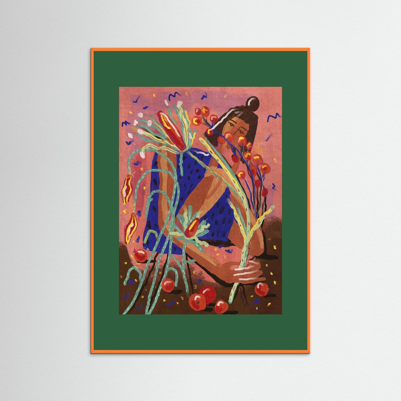Pick a flower by Raissa Oltmanns Fine Art Paper 