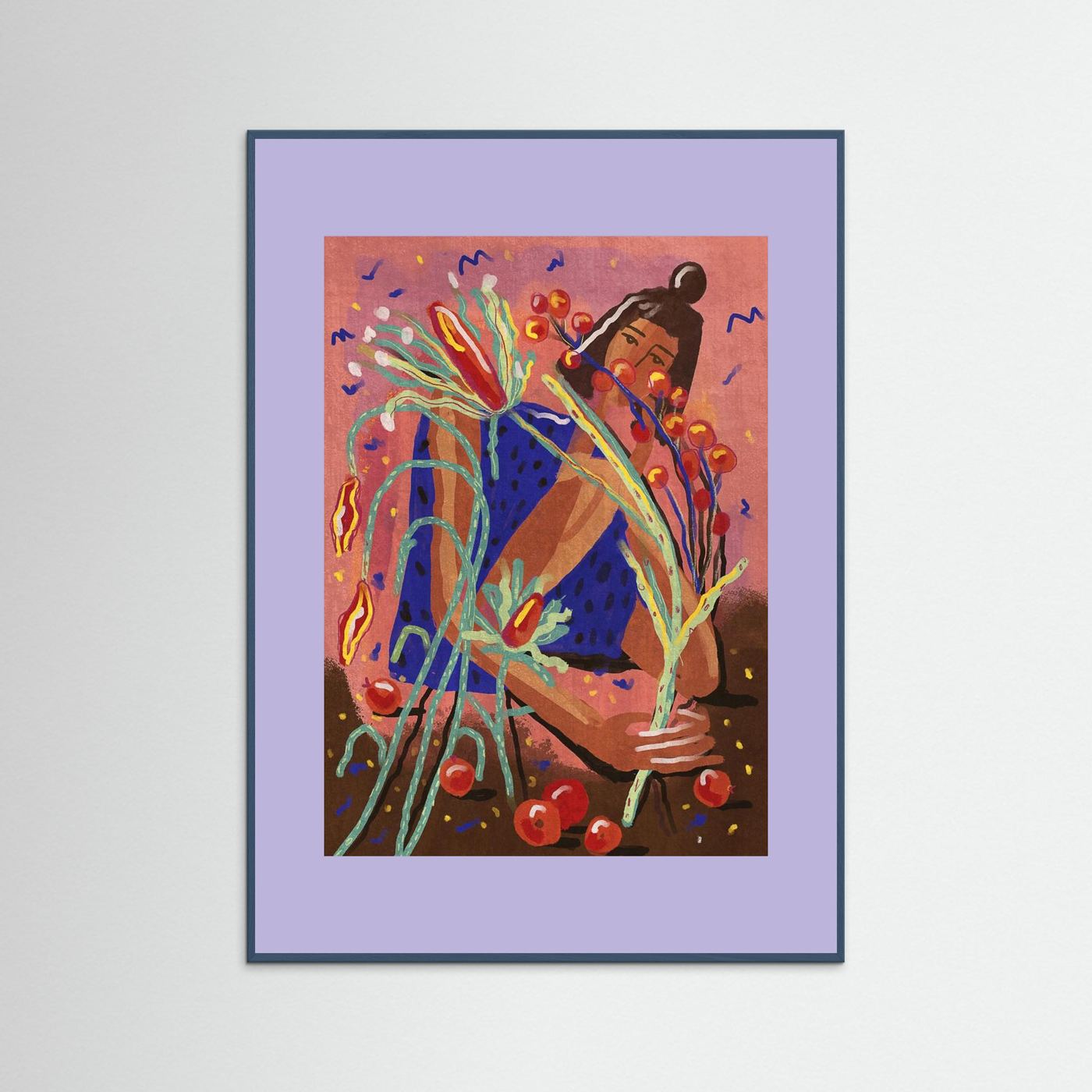 Pick a flower by Raissa Oltmanns Fine Art Paper 