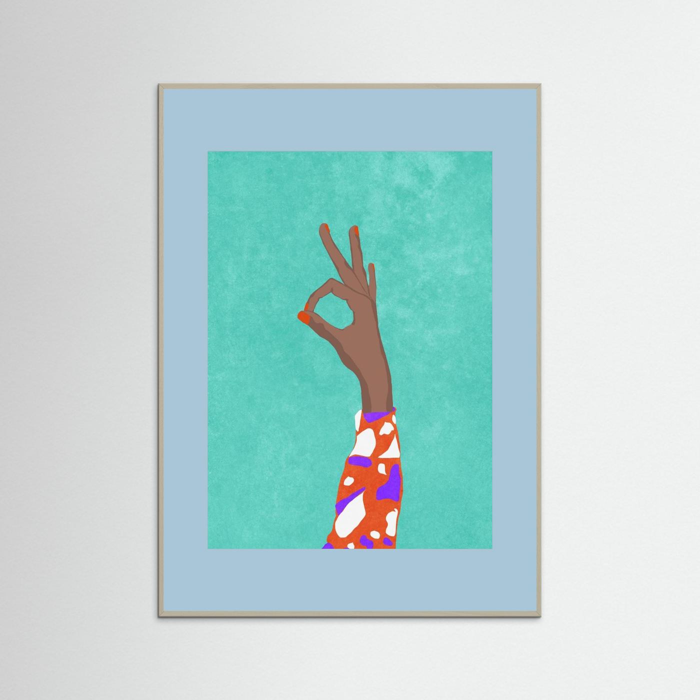 Okay by Raissa Oltmanns Fine Art Paper 