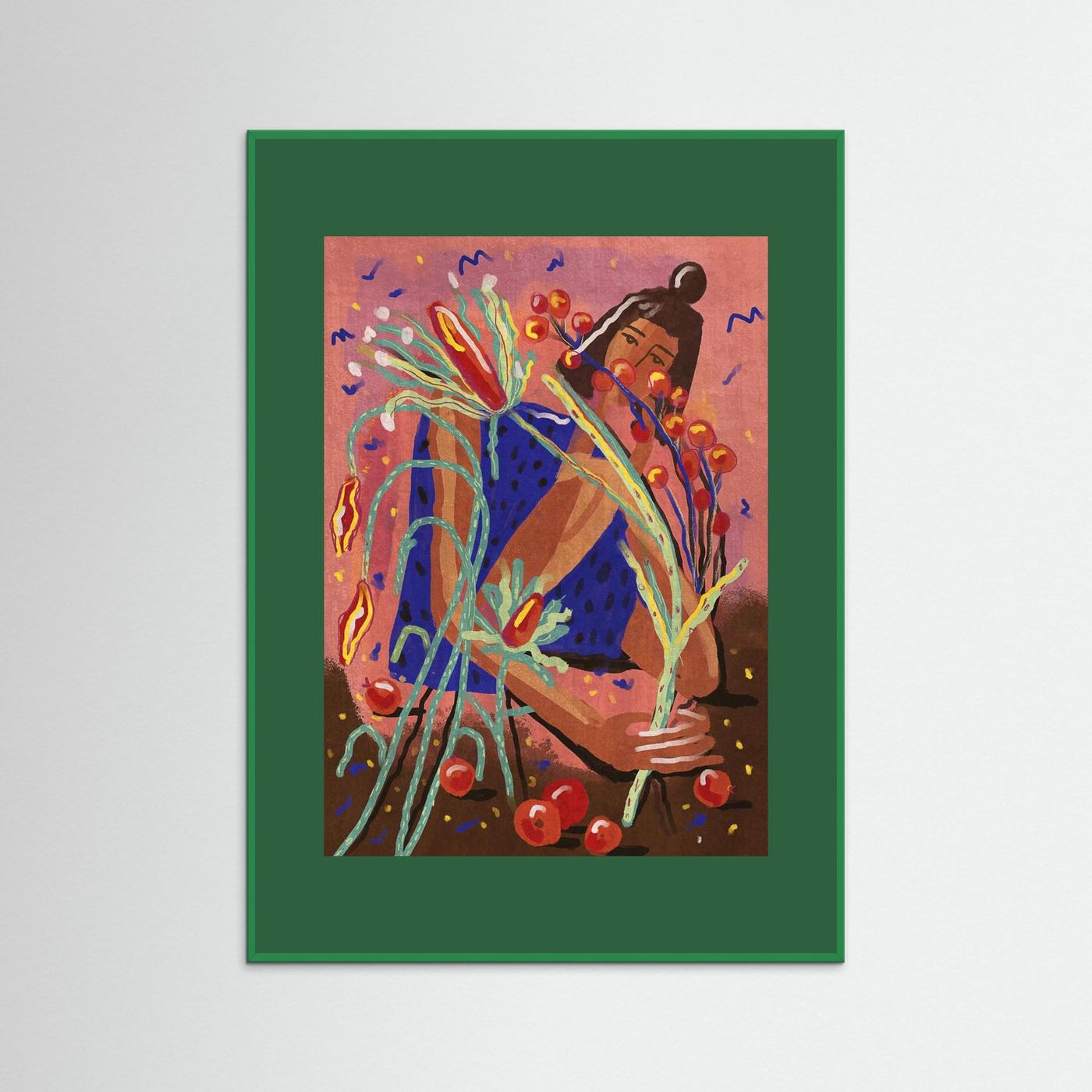 Pick a flower by Raissa Oltmanns Fine Art Paper 