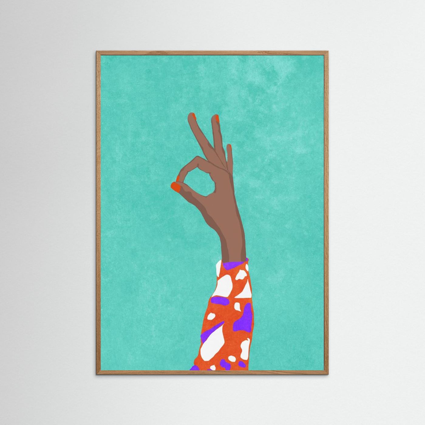 Okay by Raissa Oltmanns Fine Art Paper 