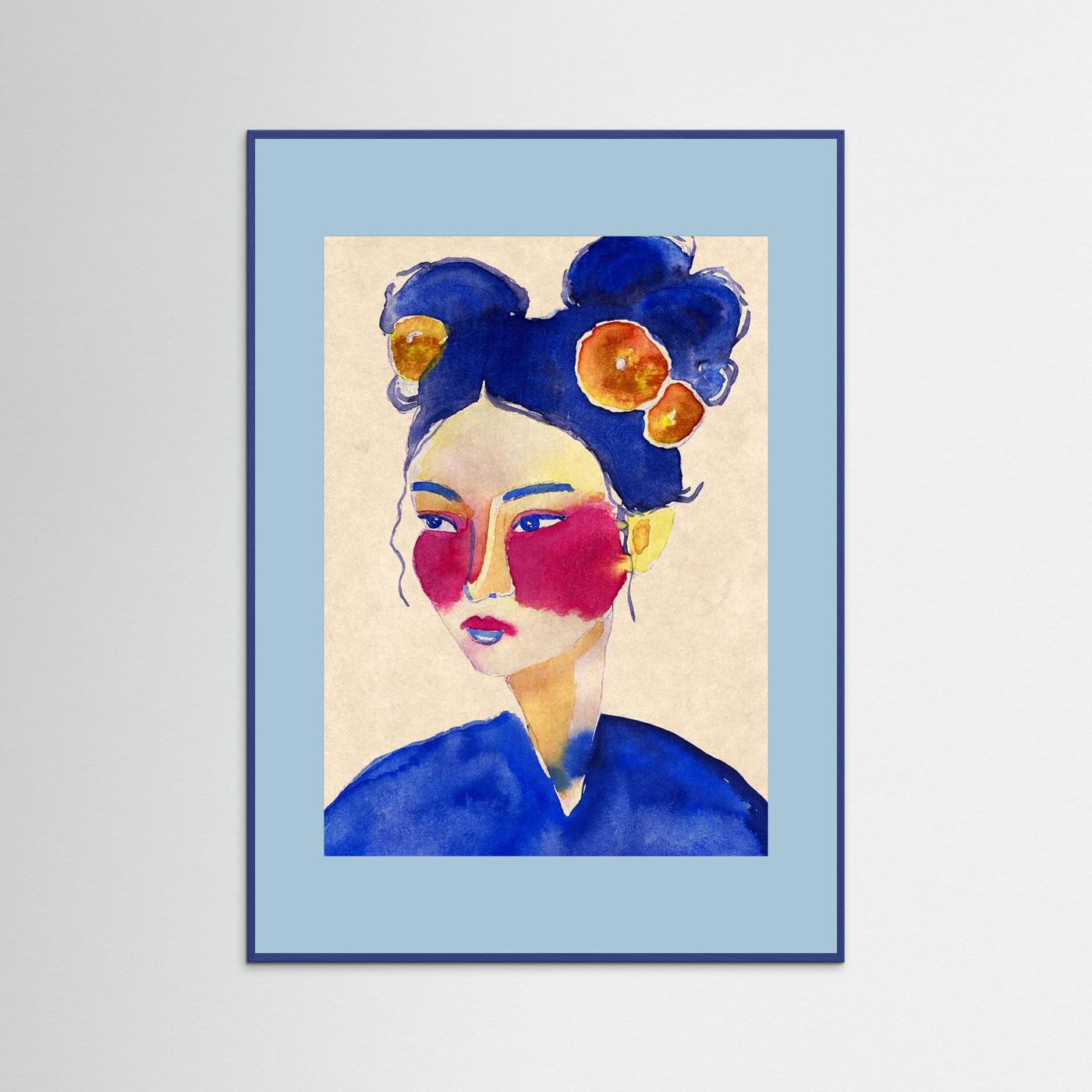 Asian Girl by Raissa Oltmanns Fine Art Paper 