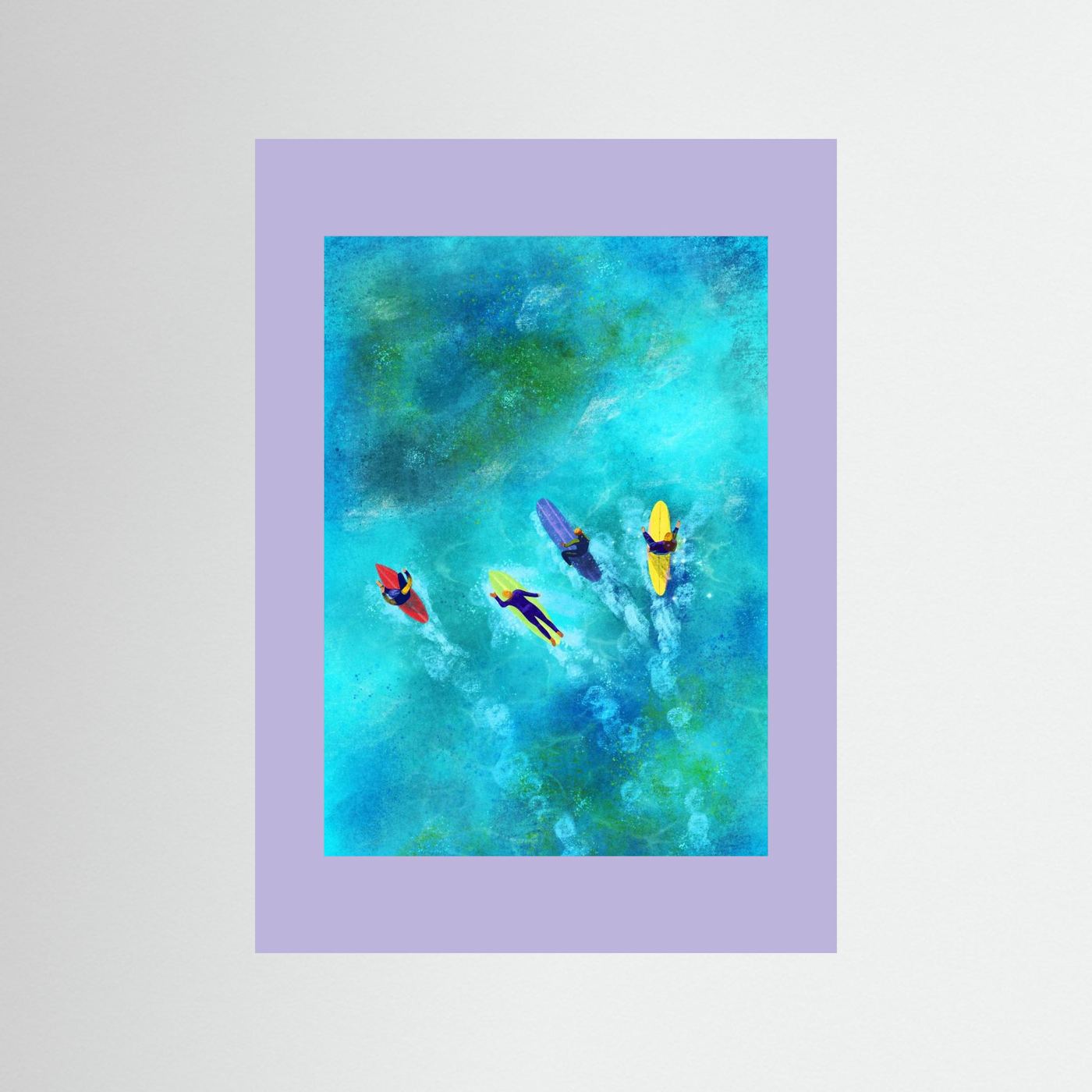 Surfer Dudes by Raissa Oltmanns Fine Art Paper 