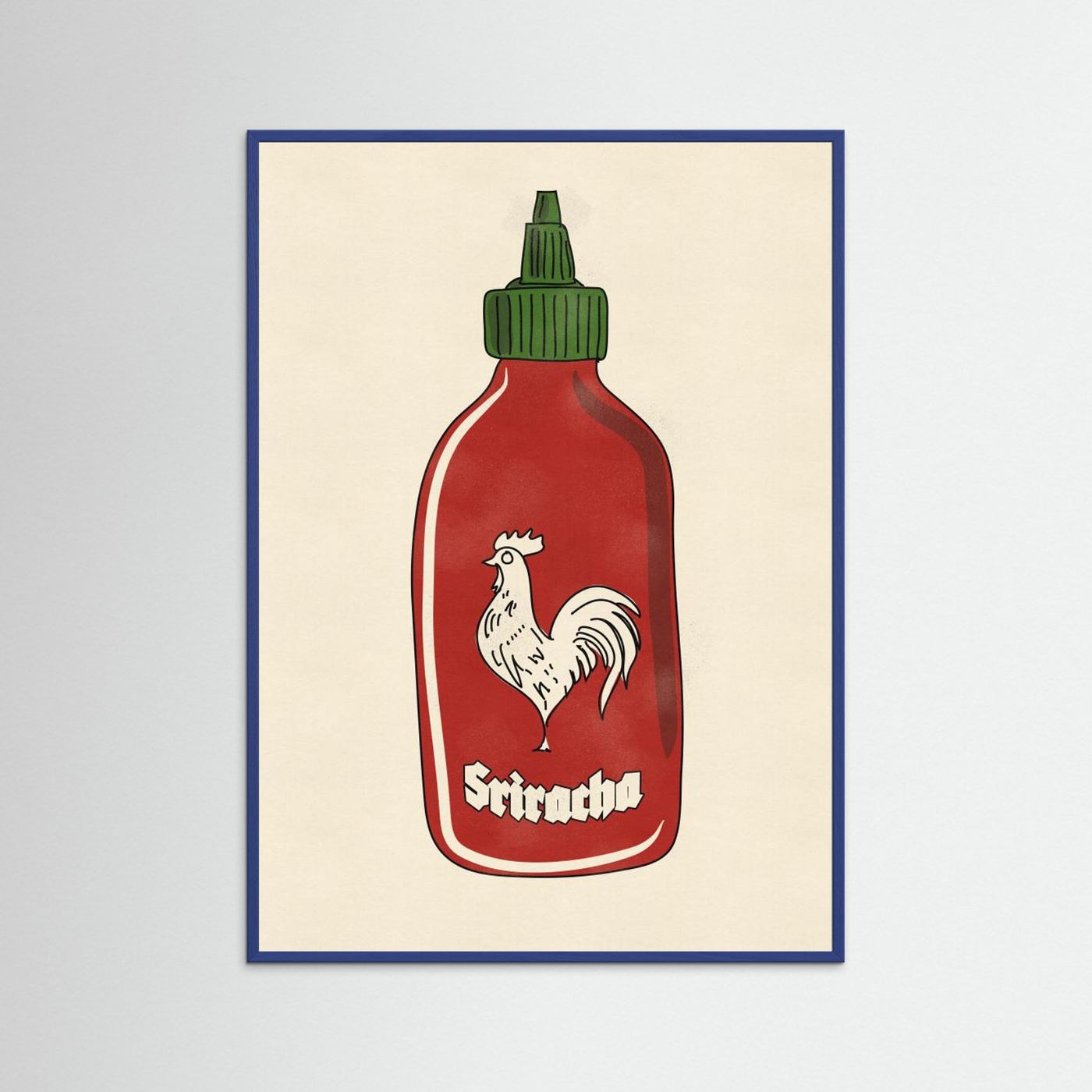 Rooster Hot Sauce by Nicholas Fine Art Paper 