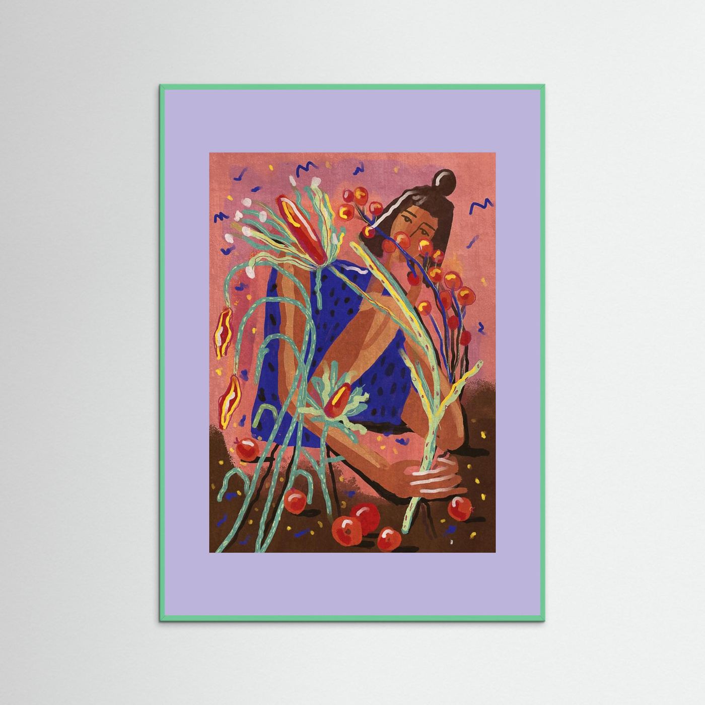 Pick a flower by Raissa Oltmanns Fine Art Paper 