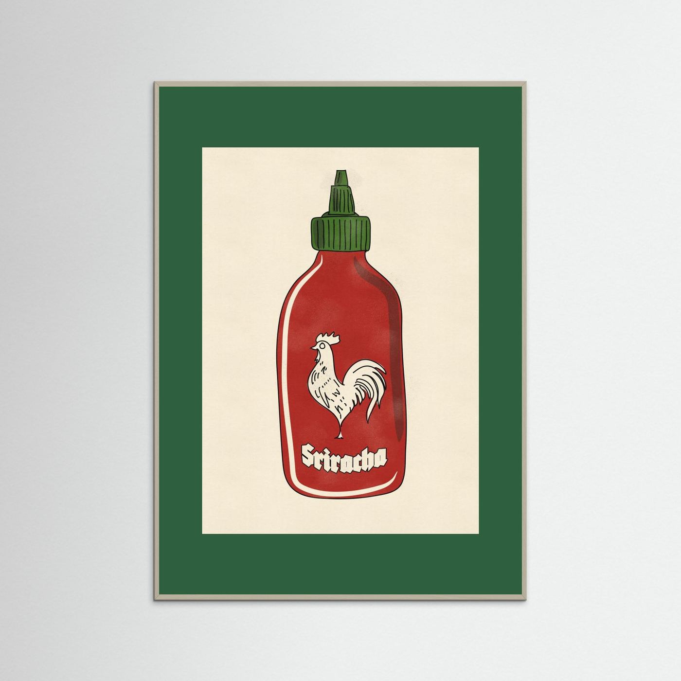 Rooster Hot Sauce by Nicholas Fine Art Paper 