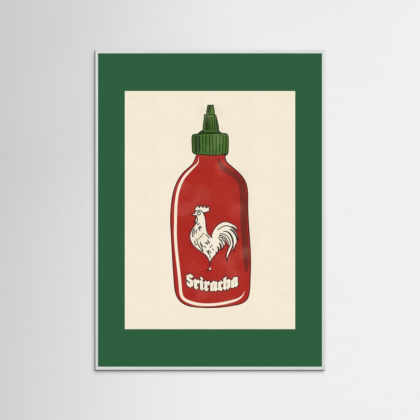 Rooster Hot Sauce by Nicholas Fine Art Paper 