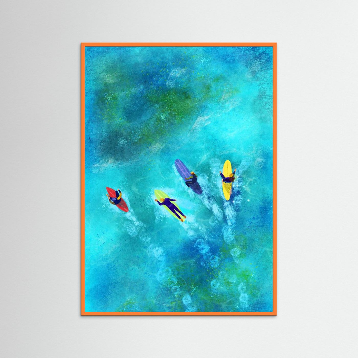 Surfer Dudes by Raissa Oltmanns Fine Art Paper 