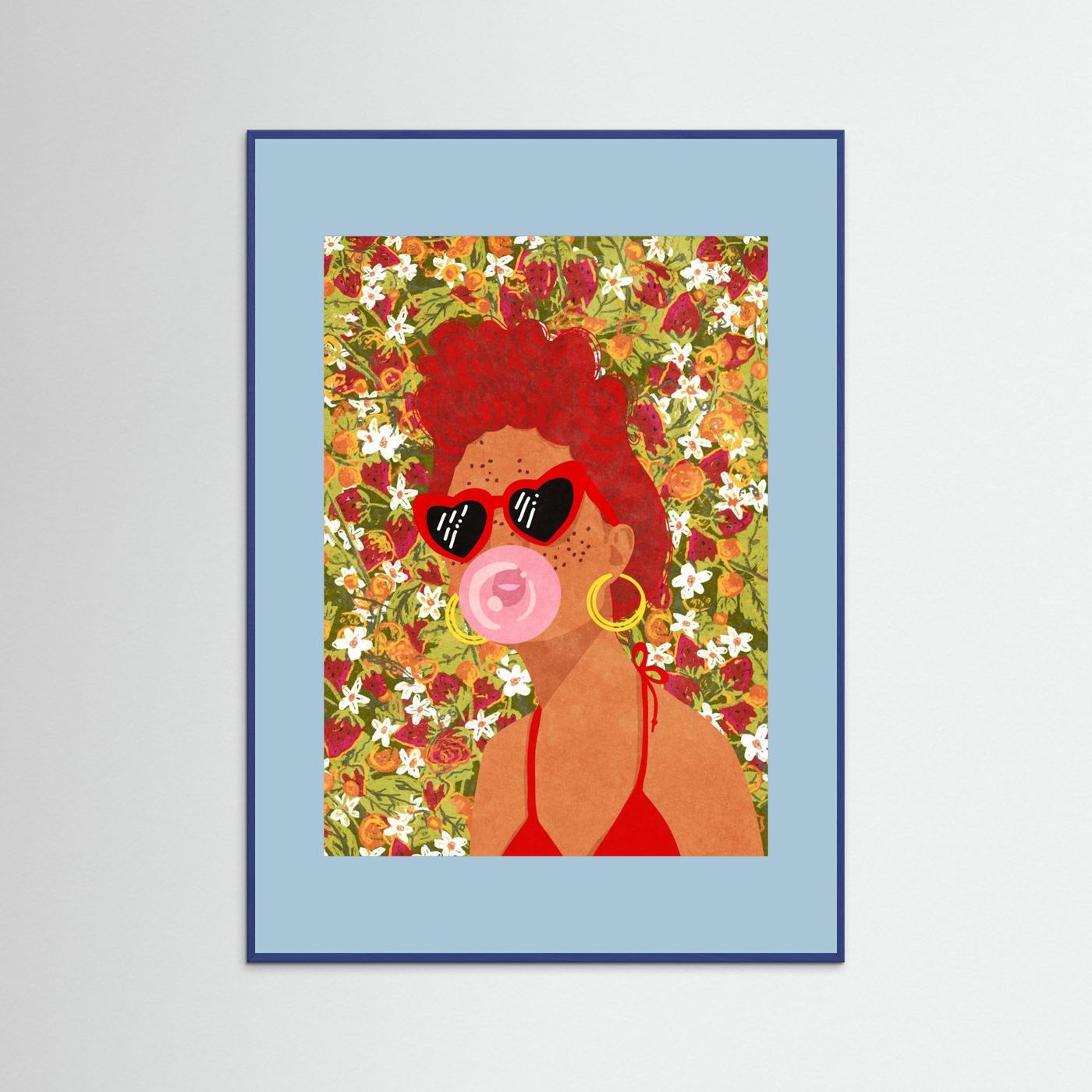 Strawbeery Lady by Raissa Oltmanns Fine Art Paper 