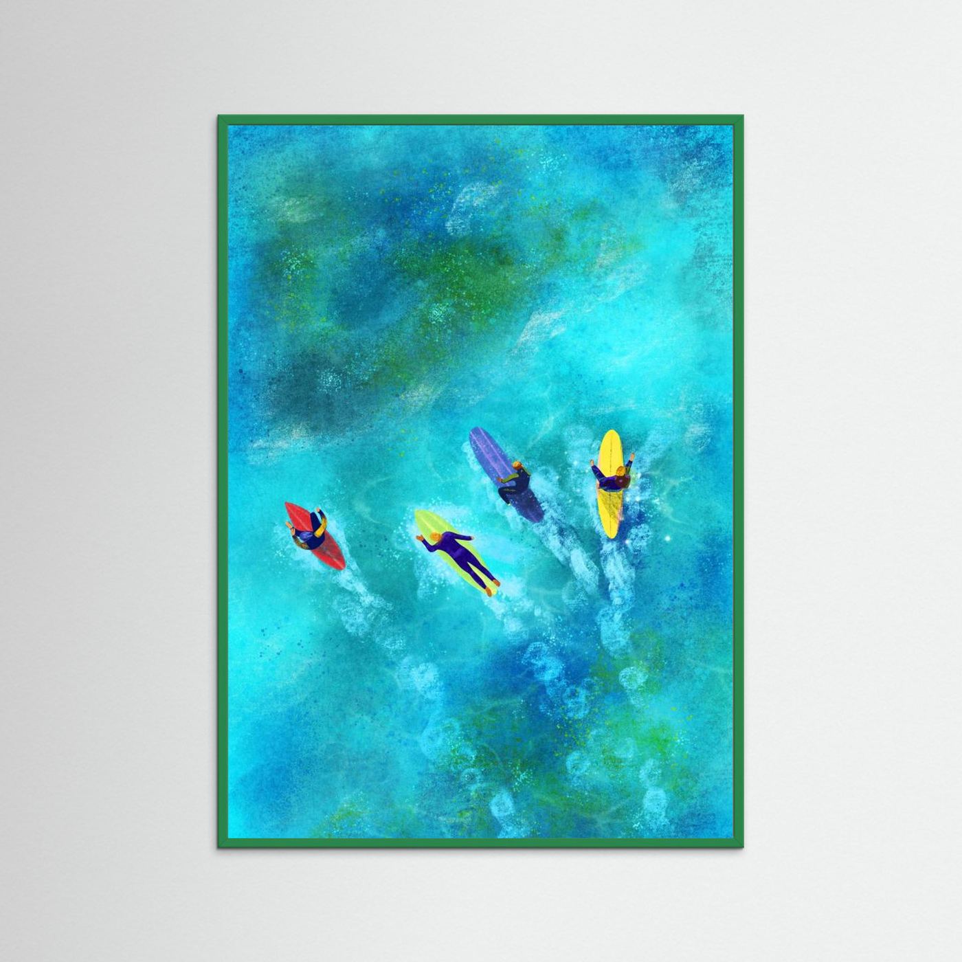 Surfer Dudes by Raissa Oltmanns Fine Art Paper 
