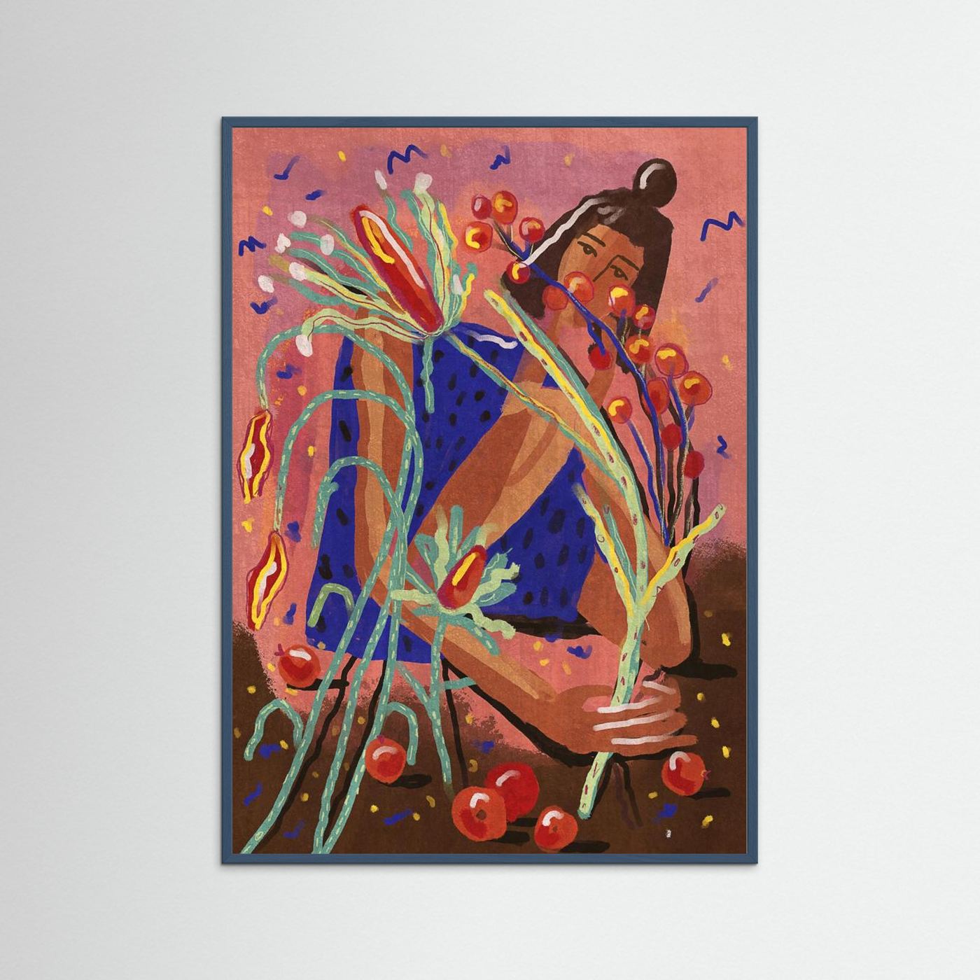 Pick a flower by Raissa Oltmanns Fine Art Paper 