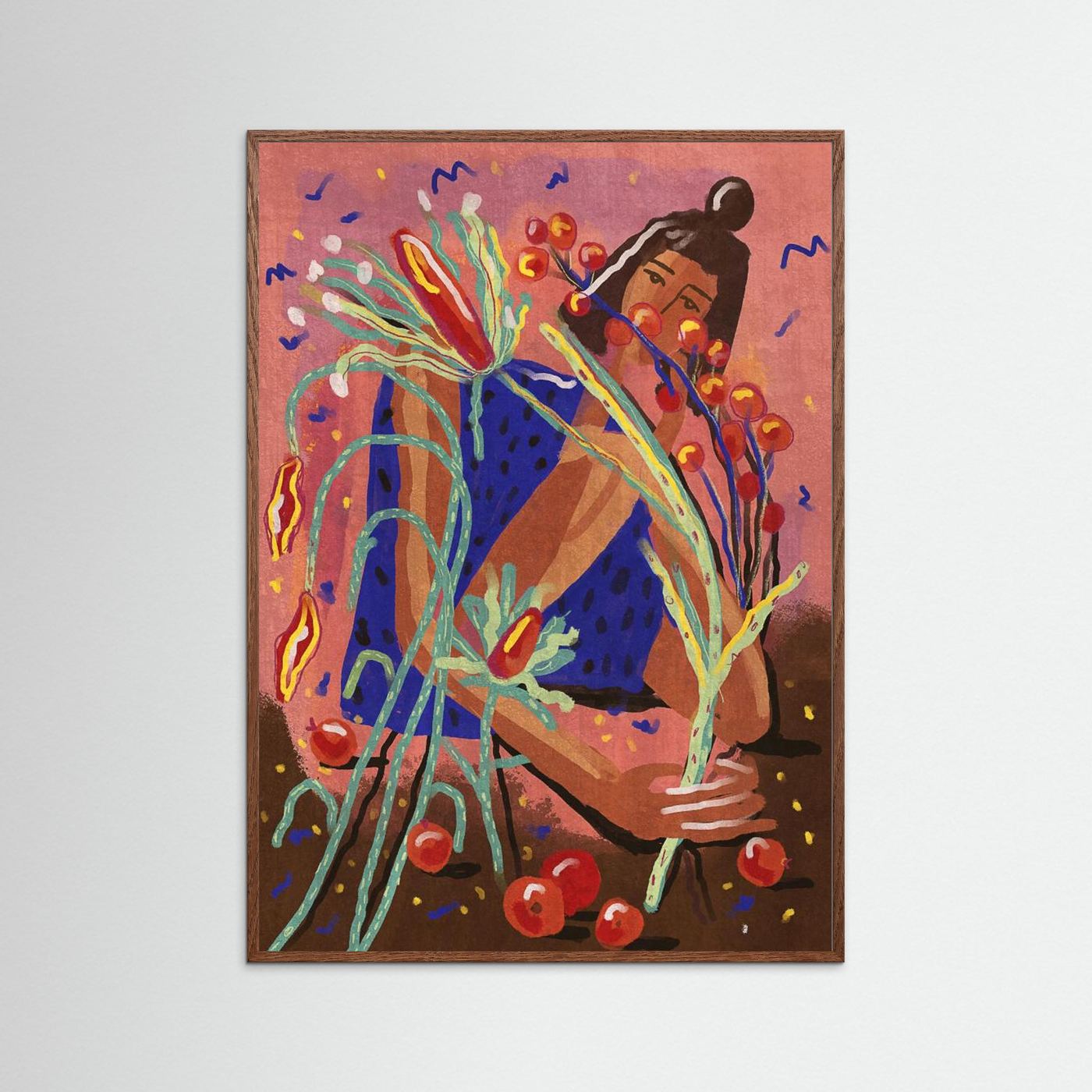 Pick a flower by Raissa Oltmanns Fine Art Paper 
