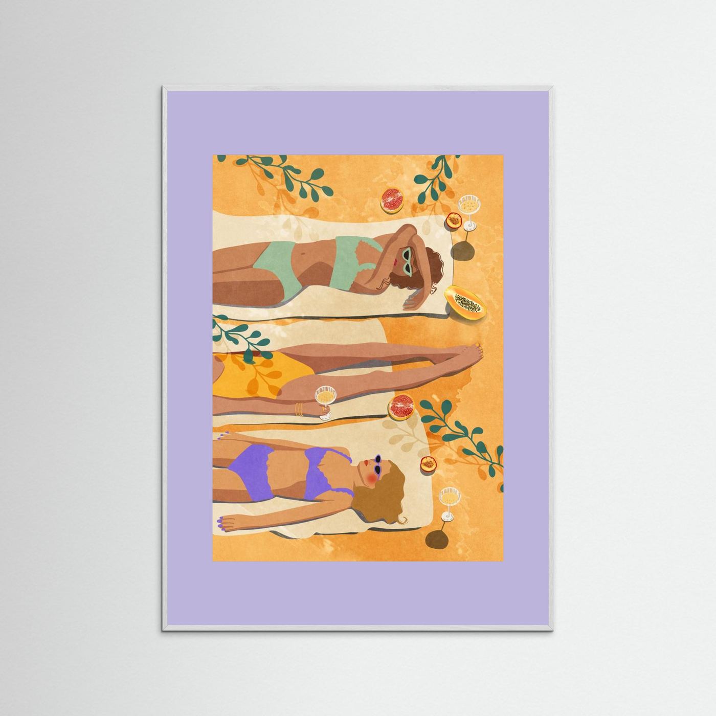 Summer Girls by Raissa Oltmanns Fine Art Paper 