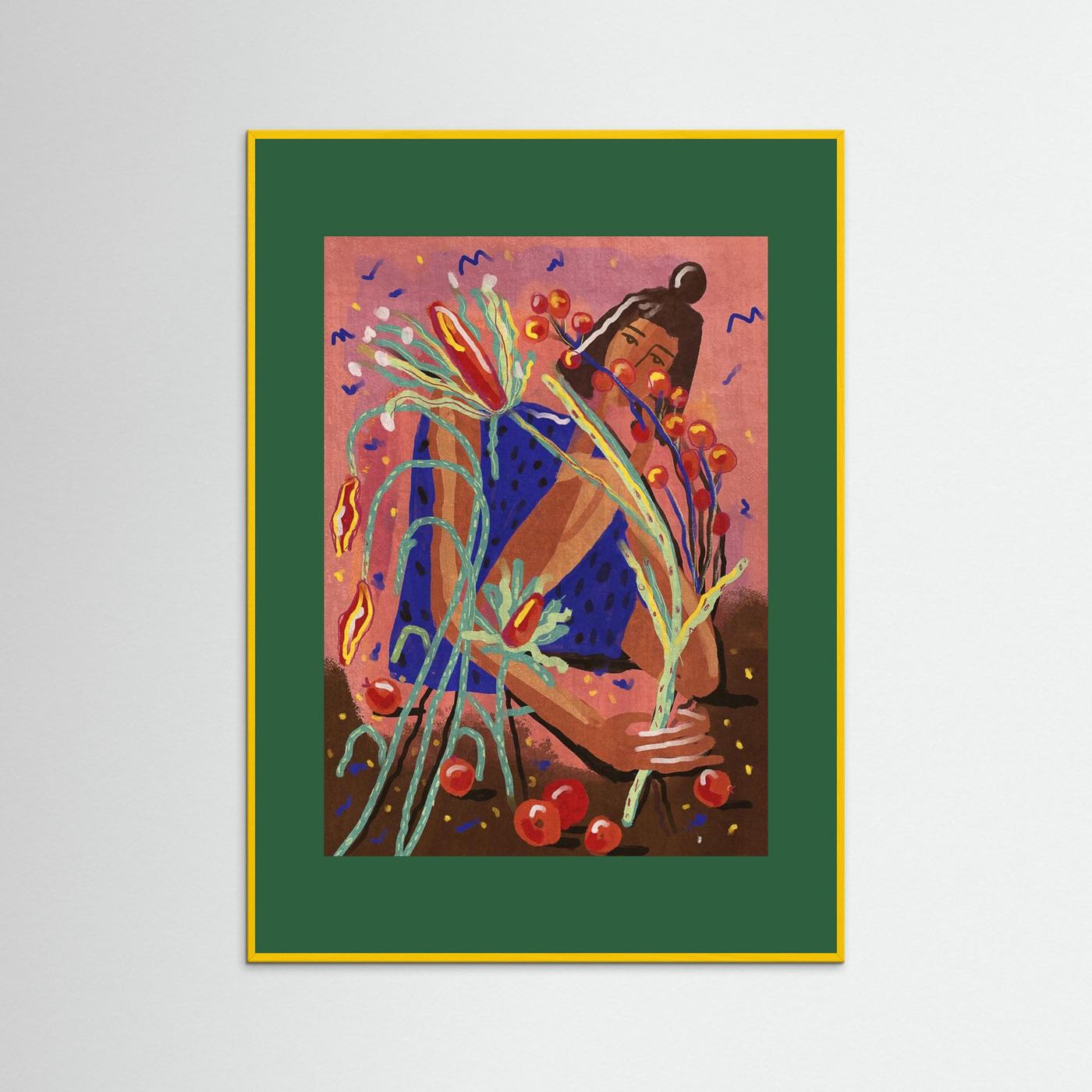 Pick a flower by Raissa Oltmanns Fine Art Paper 