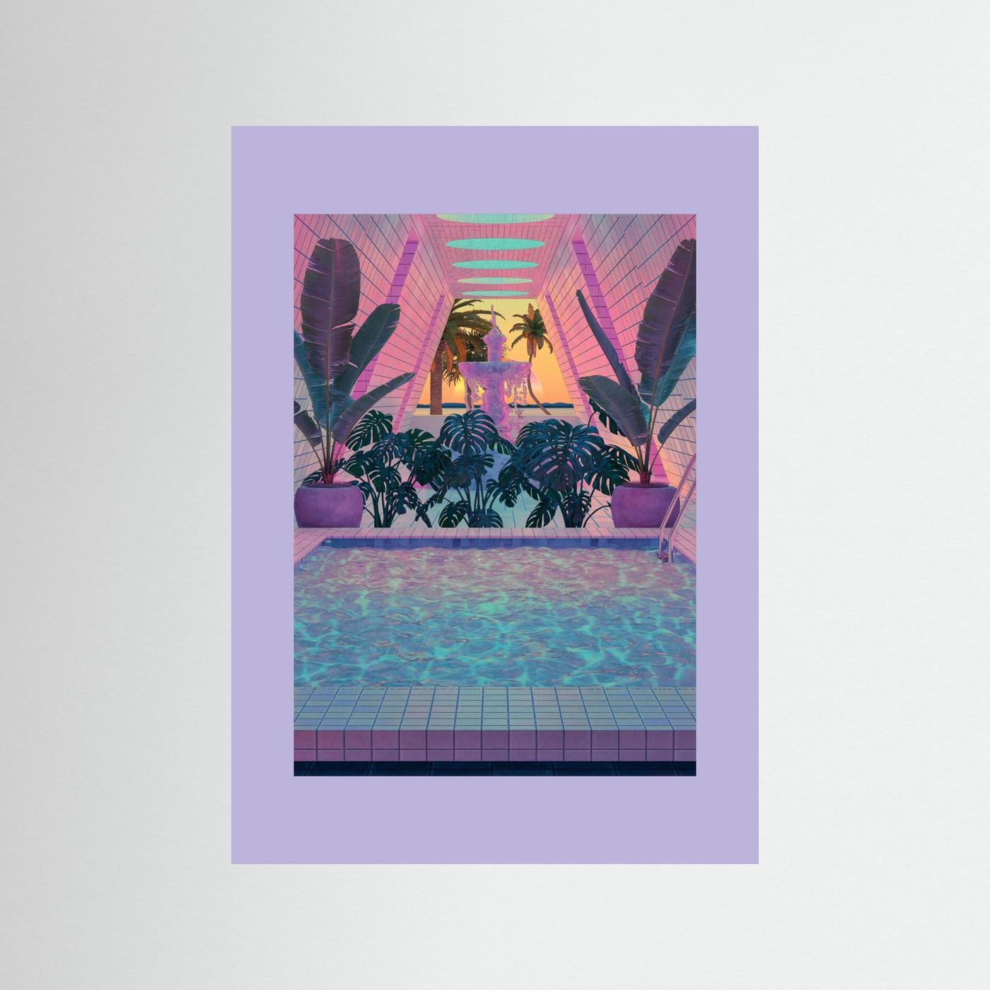 VaporPool by Cosmo Zach Fine Art Paper 