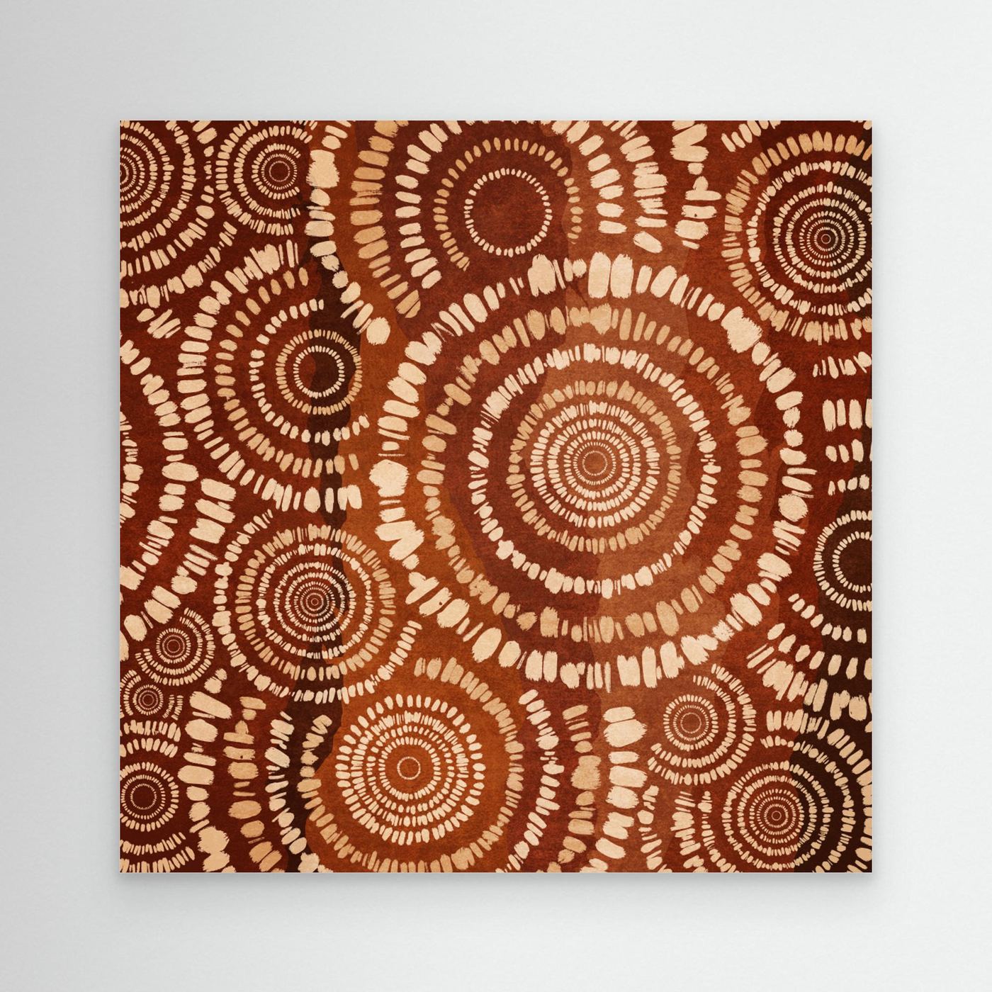 Agac Halkali Boho by Emel Tunaboylu Canvas