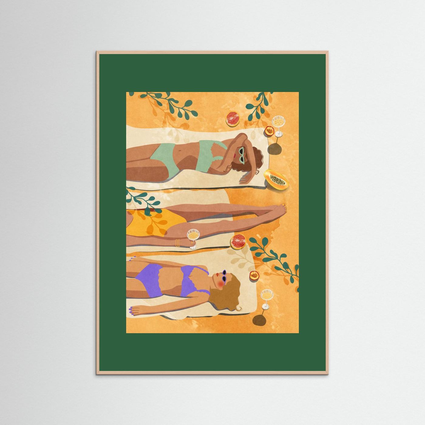 Summer Girls by Raissa Oltmanns Fine Art Paper 