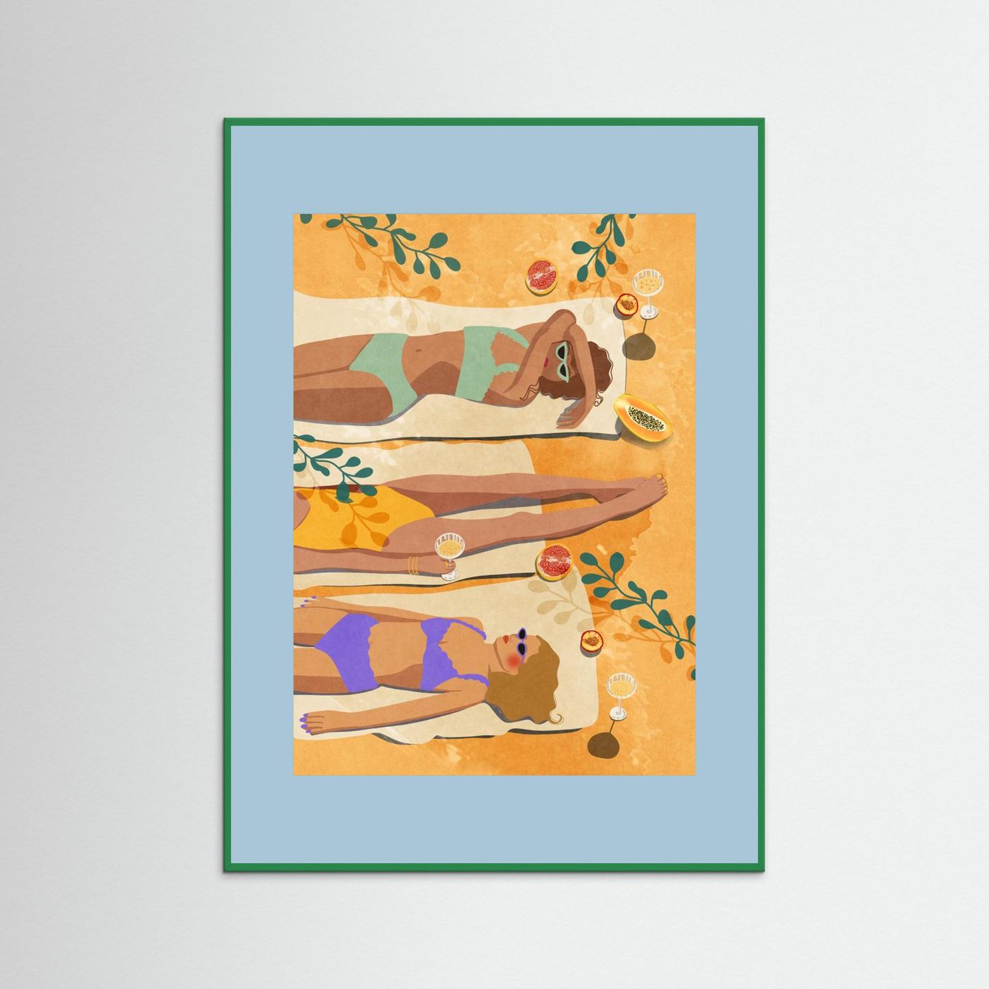 Summer Girls by Raissa Oltmanns Fine Art Paper 
