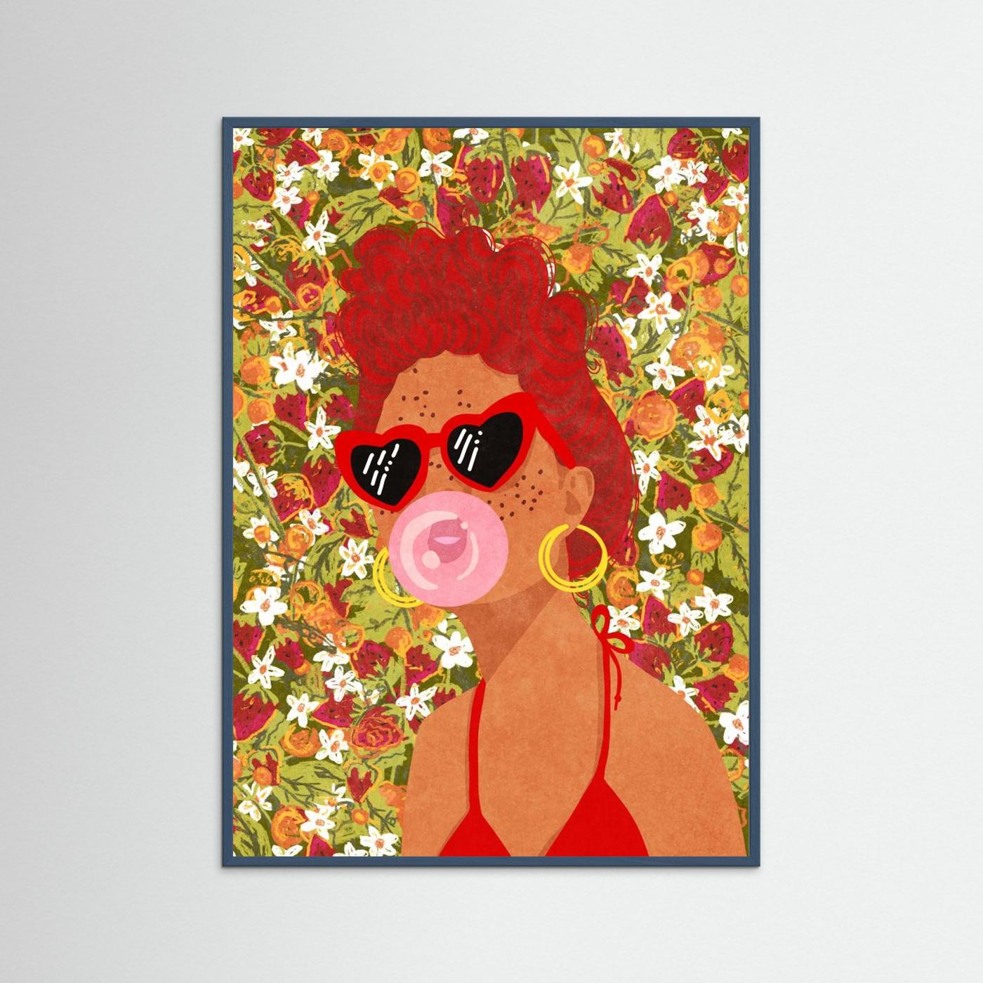 Strawbeery Lady by Raissa Oltmanns Fine Art Paper 