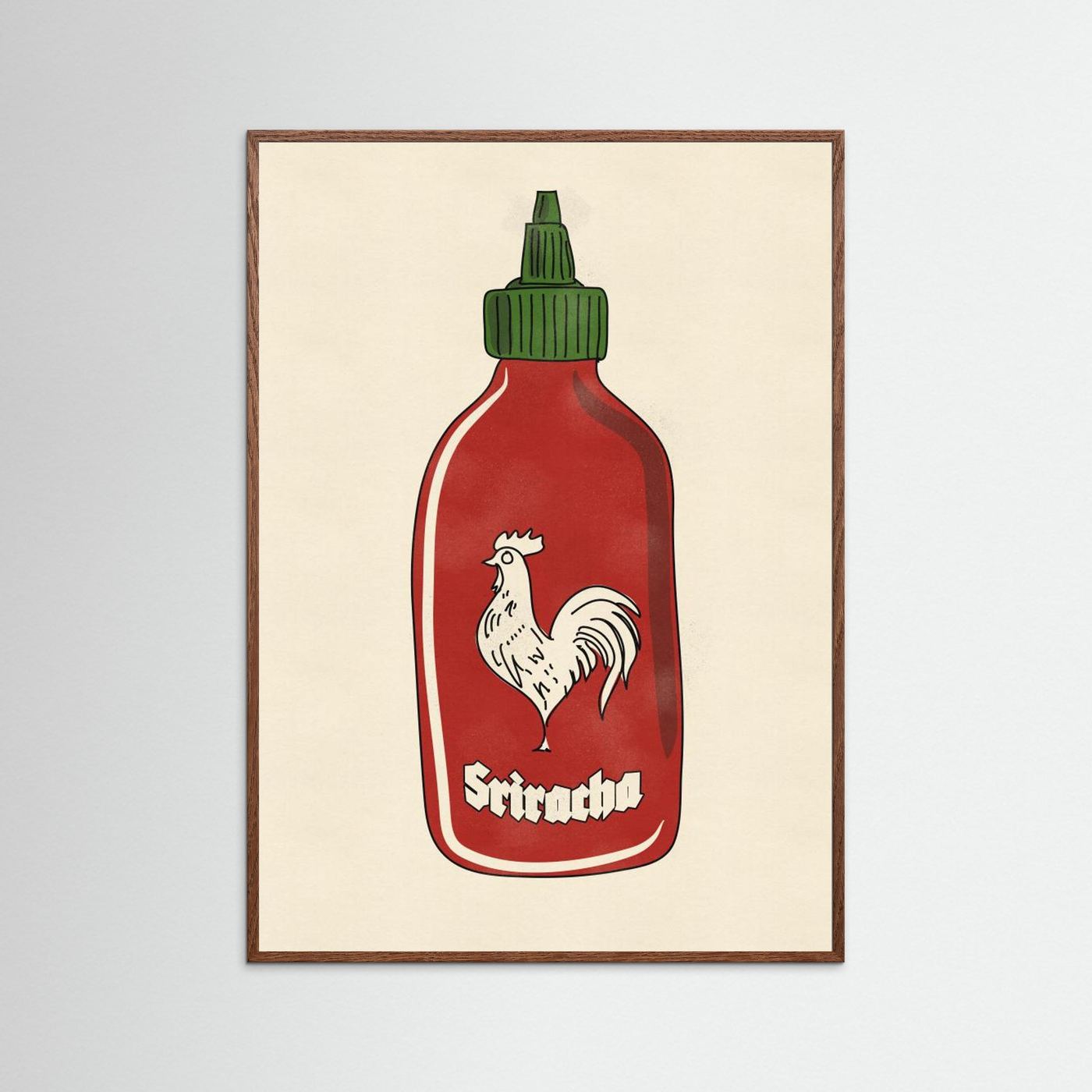 Rooster Hot Sauce by Nicholas Fine Art Paper 