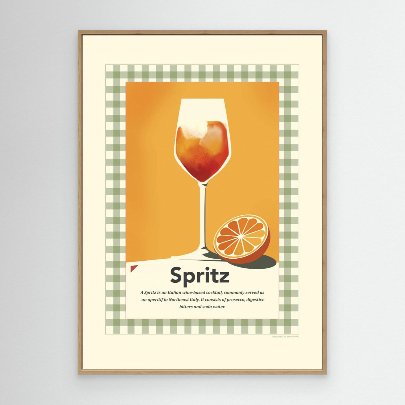 Spritz retro print by Dion Gem Canvas