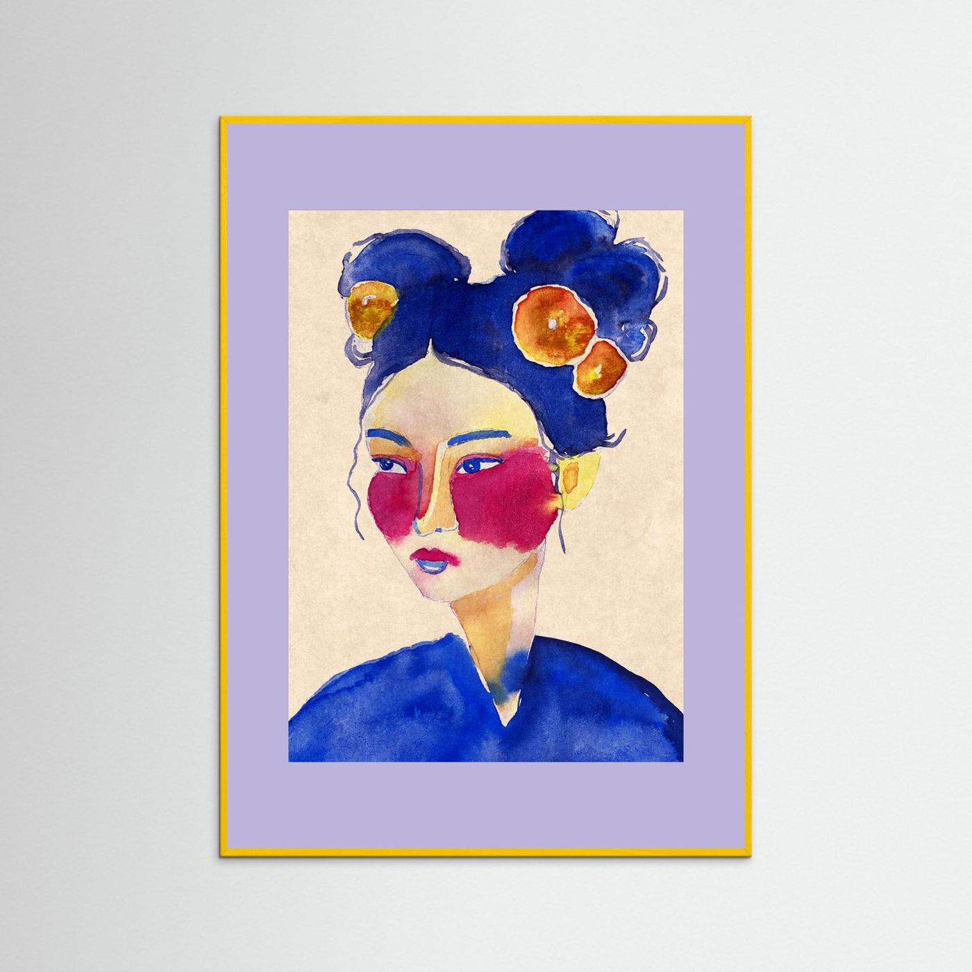 Asian Girl by Raissa Oltmanns Fine Art Paper 