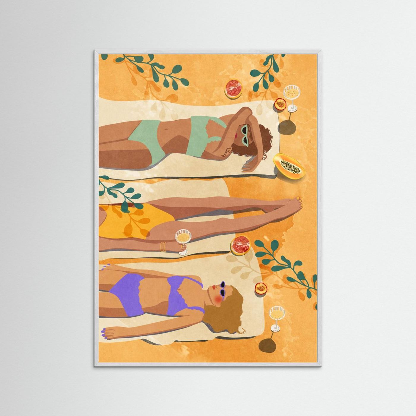 Summer Girls by Raissa Oltmanns Fine Art Paper 