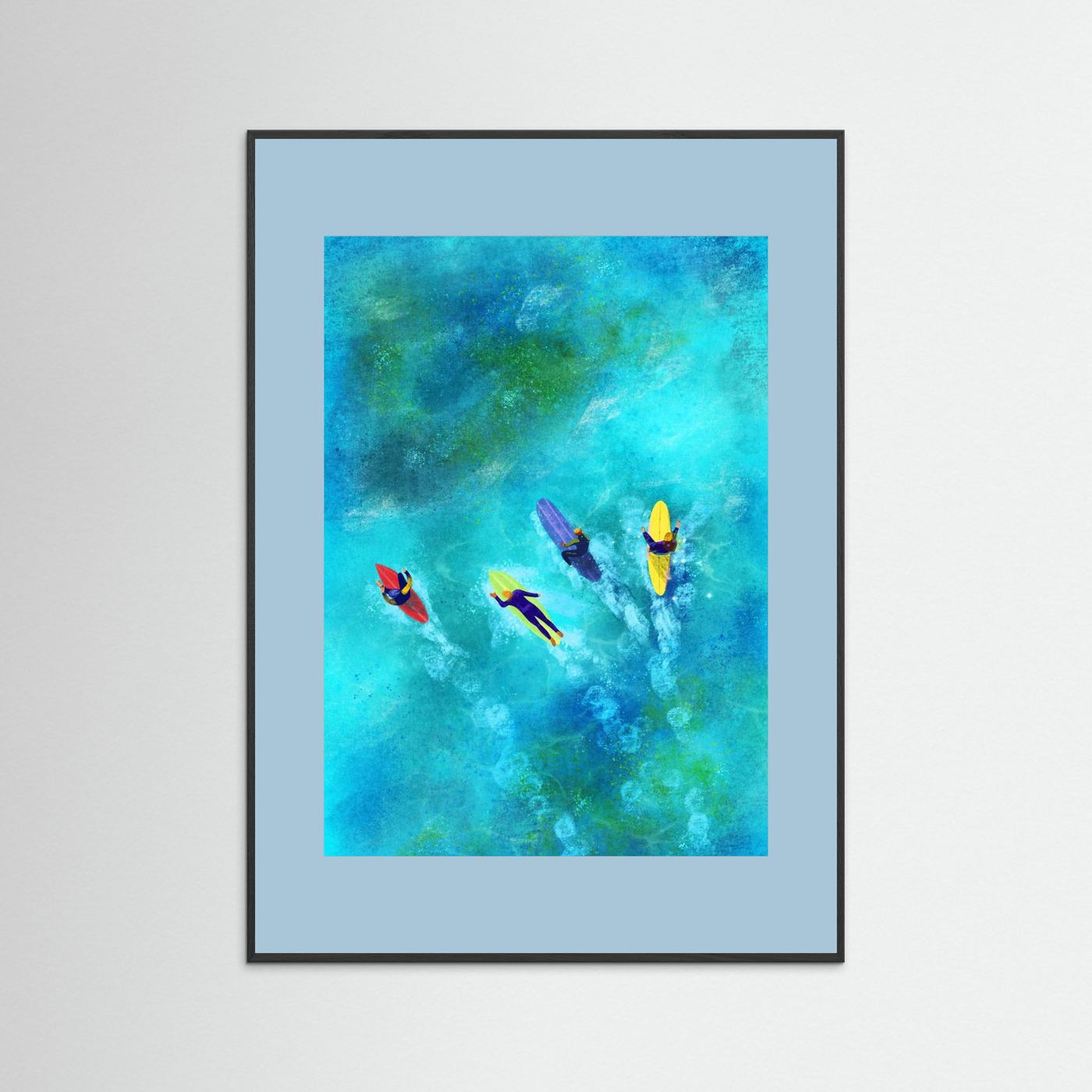 Surfer Dudes by Raissa Oltmanns Fine Art Paper 