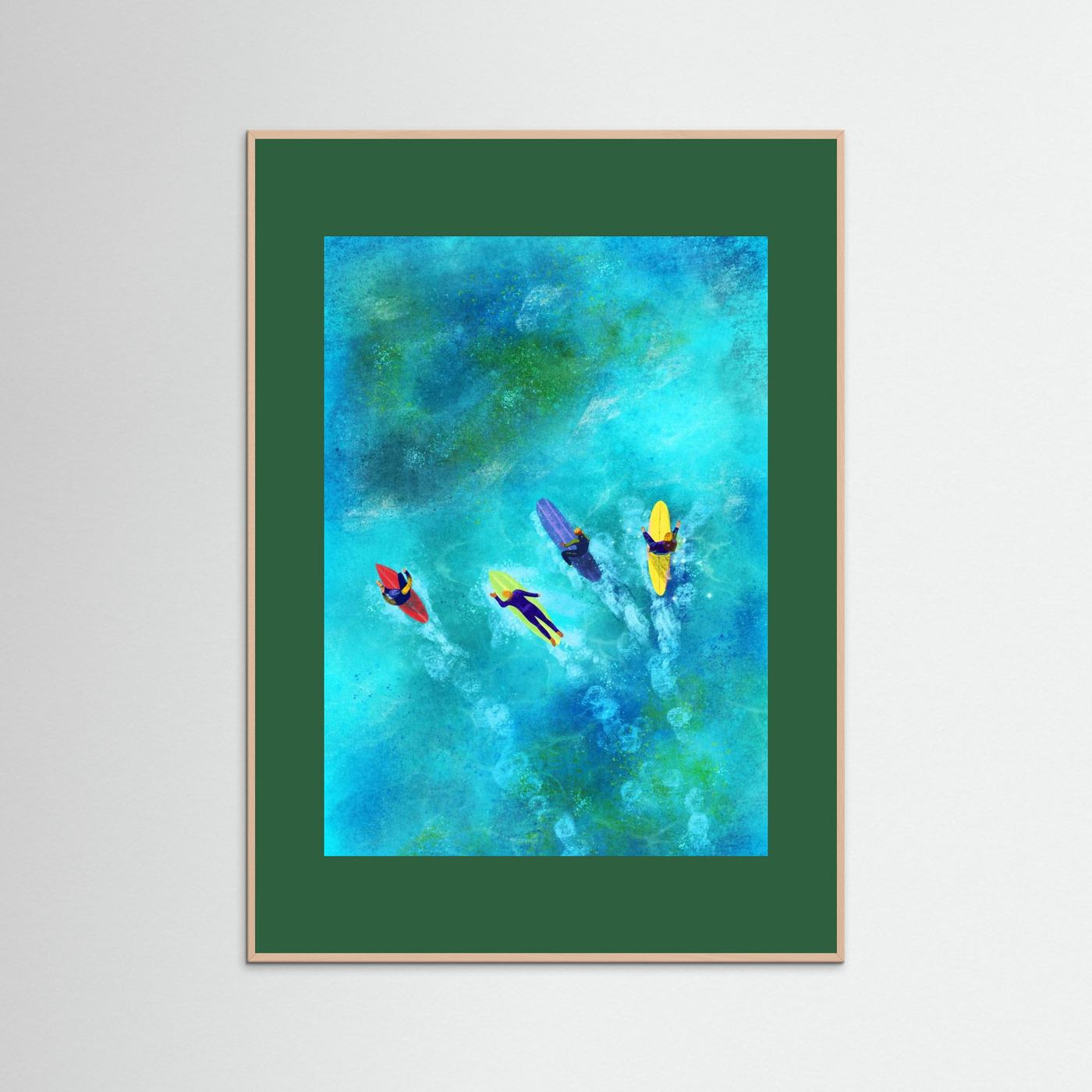 Surfer Dudes by Raissa Oltmanns Fine Art Paper 