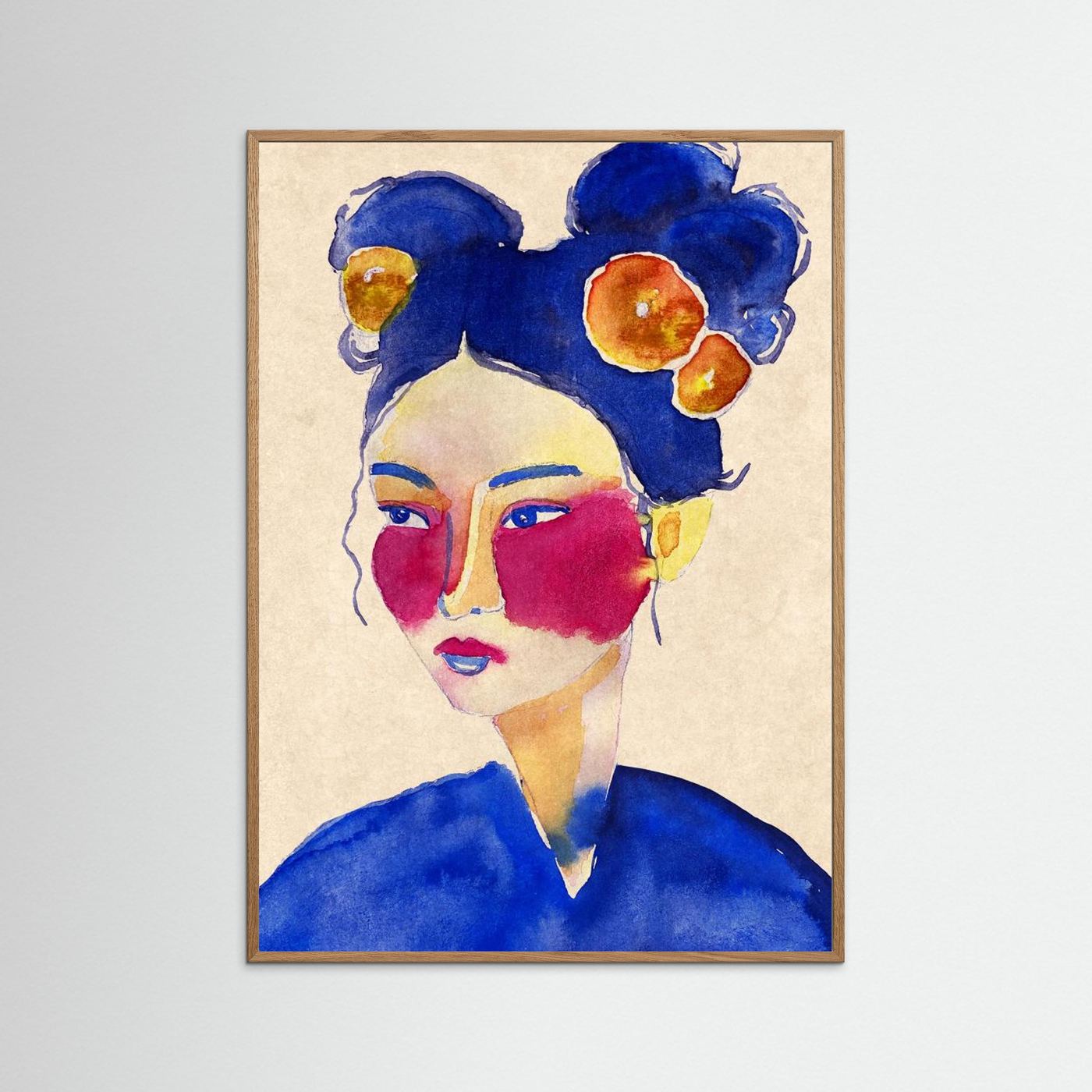 Asian Girl by Raissa Oltmanns Fine Art Paper 