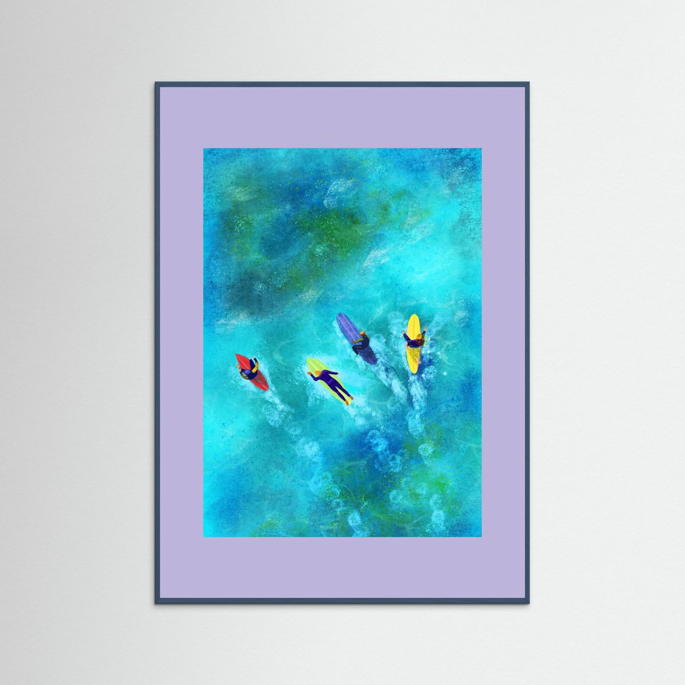 Surfer Dudes by Raissa Oltmanns Fine Art Paper 