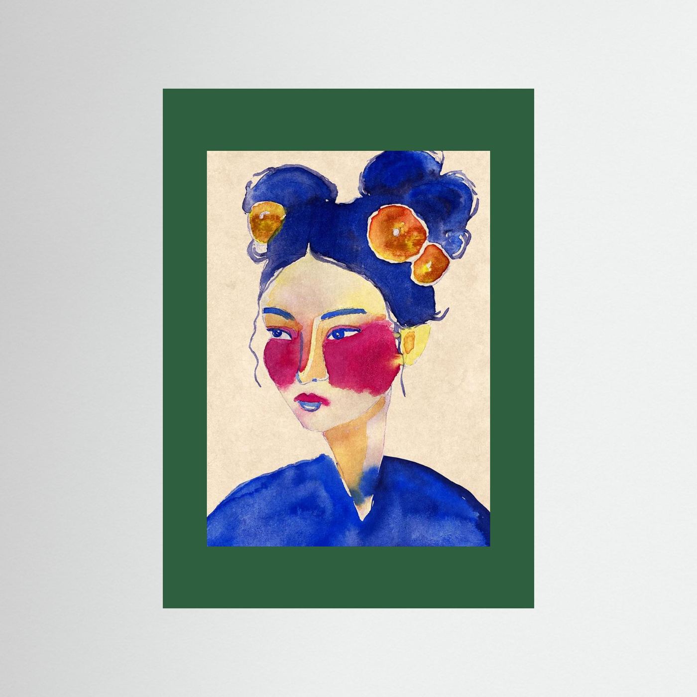 Asian Girl by Raissa Oltmanns Fine Art Paper 