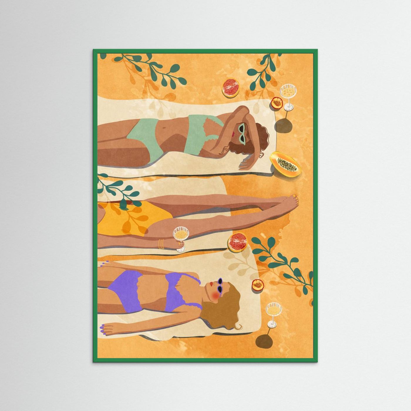 Summer Girls by Raissa Oltmanns Fine Art Paper 