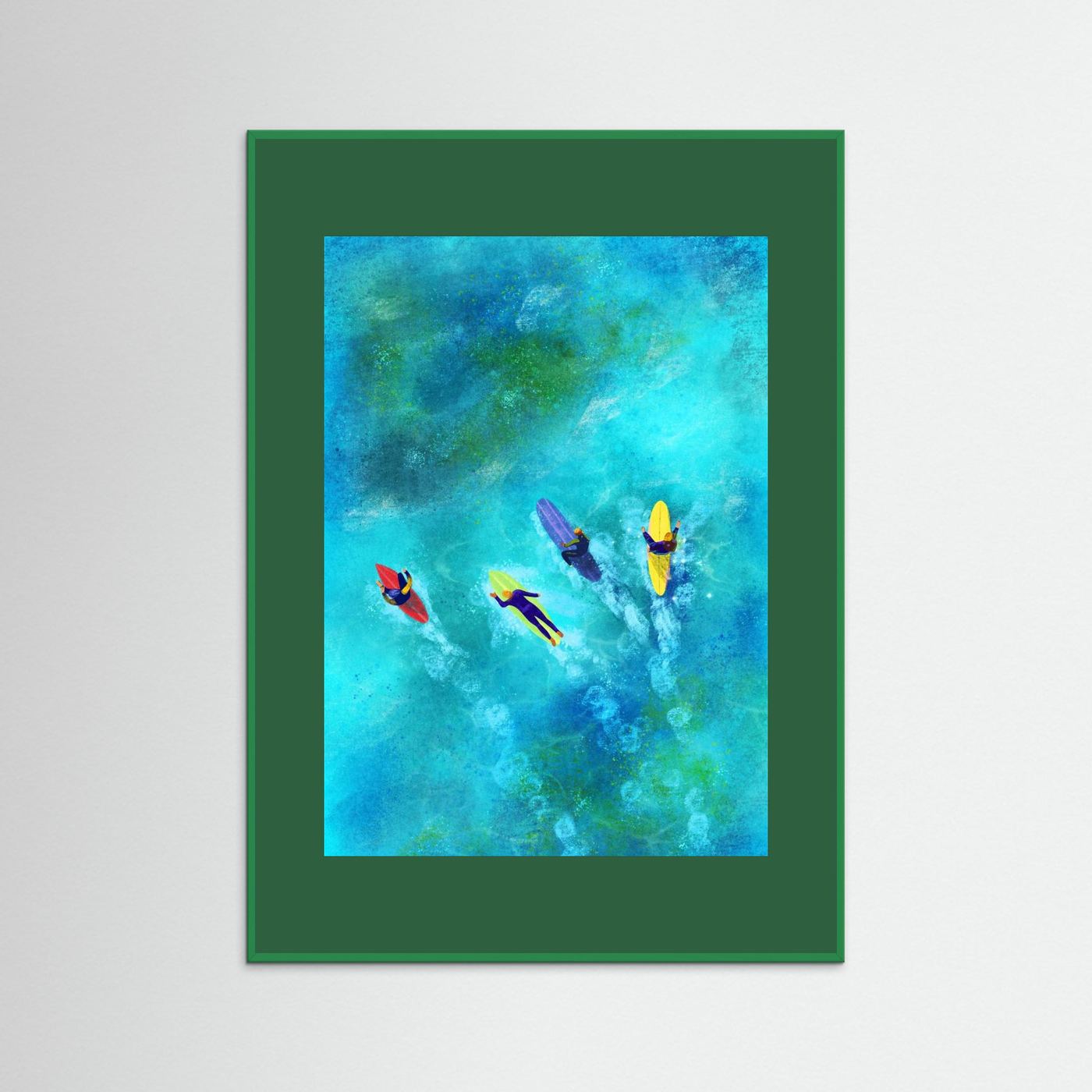 Surfer Dudes by Raissa Oltmanns Fine Art Paper 