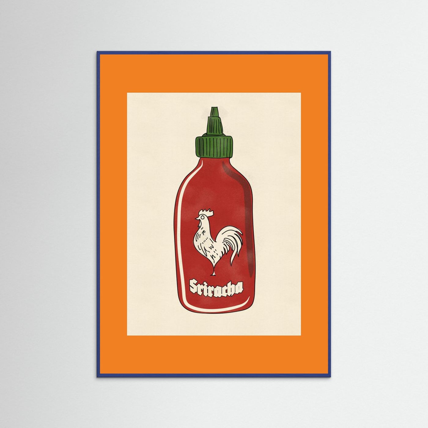 Rooster Hot Sauce by Nicholas Fine Art Paper 