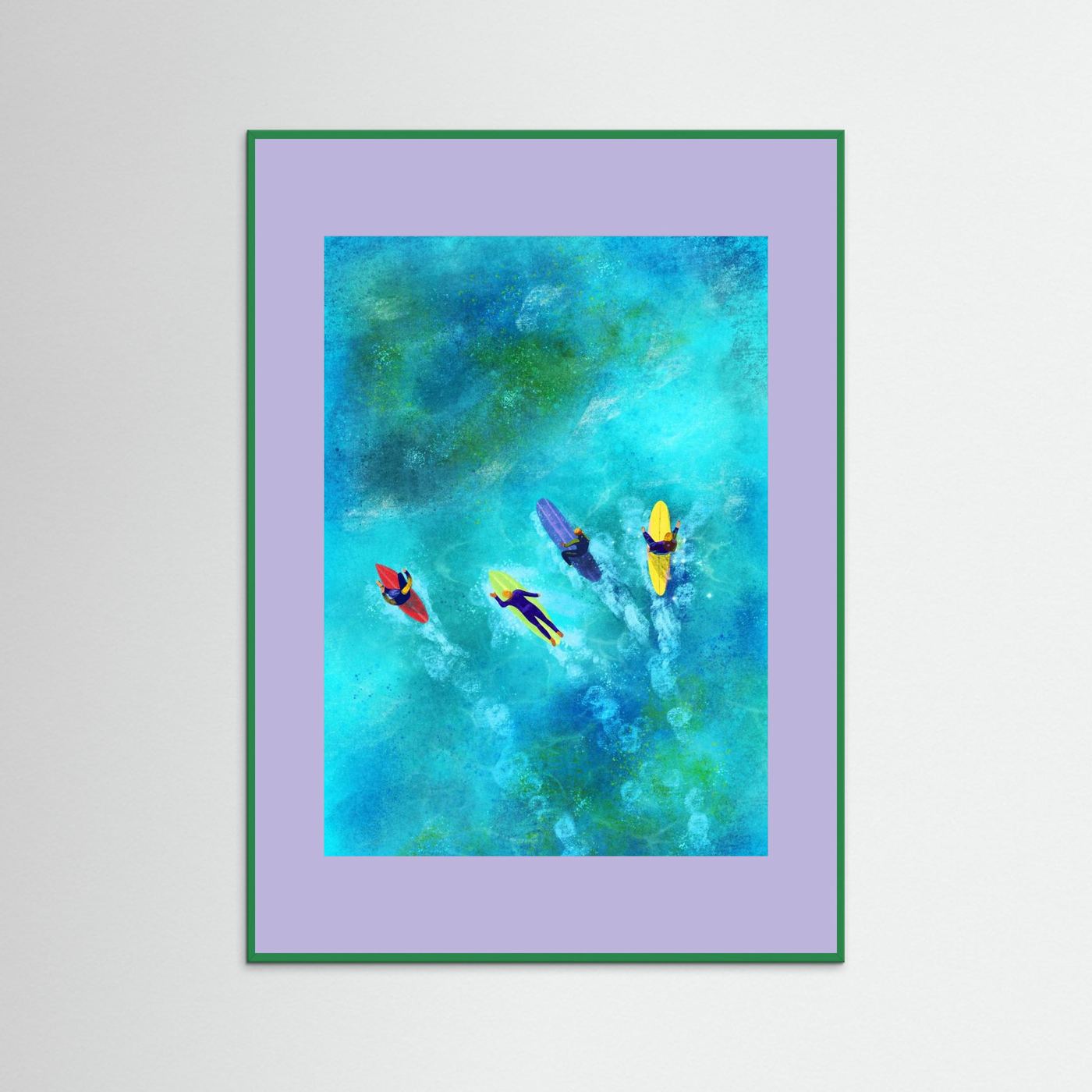 Surfer Dudes by Raissa Oltmanns Fine Art Paper 