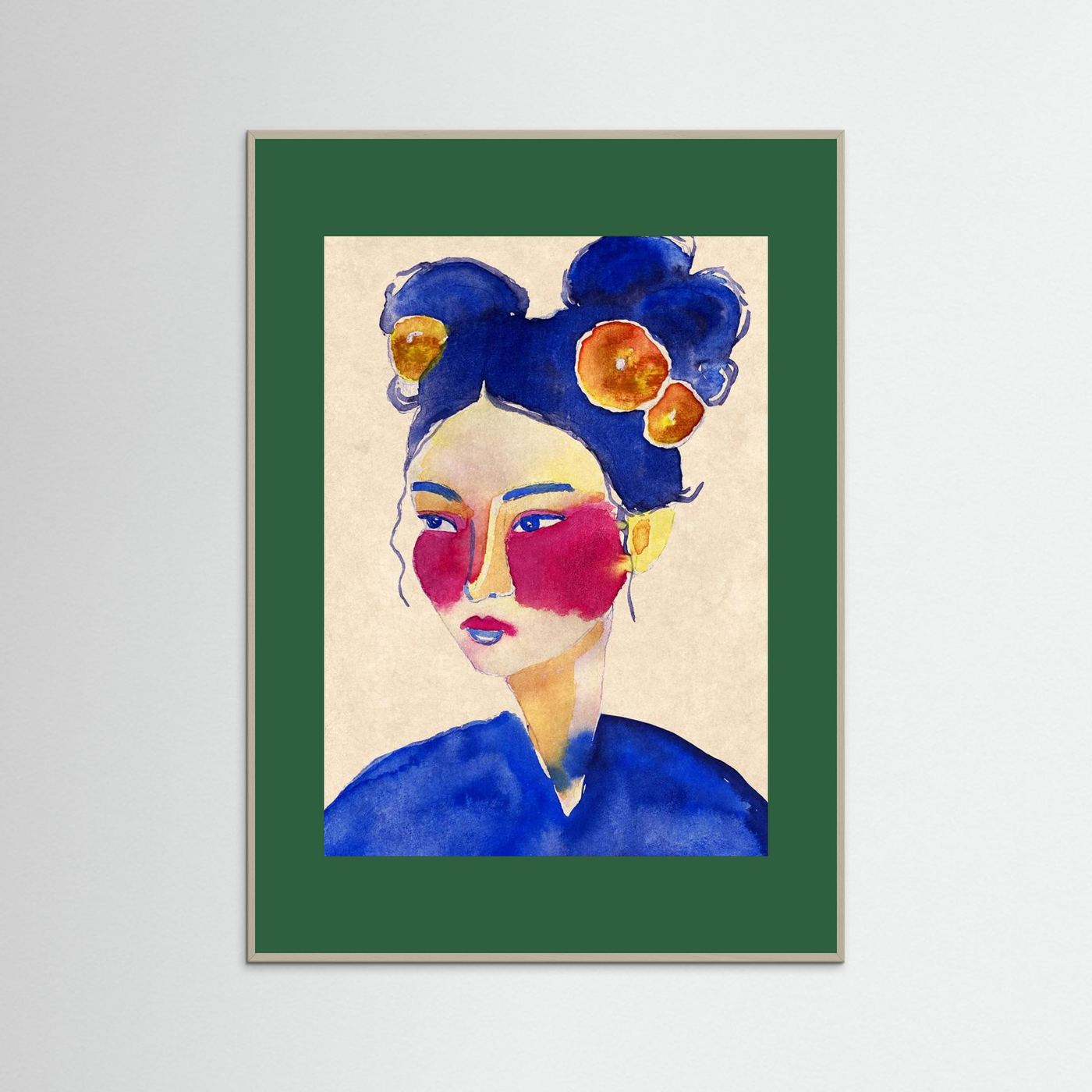 Asian Girl by Raissa Oltmanns Fine Art Paper 