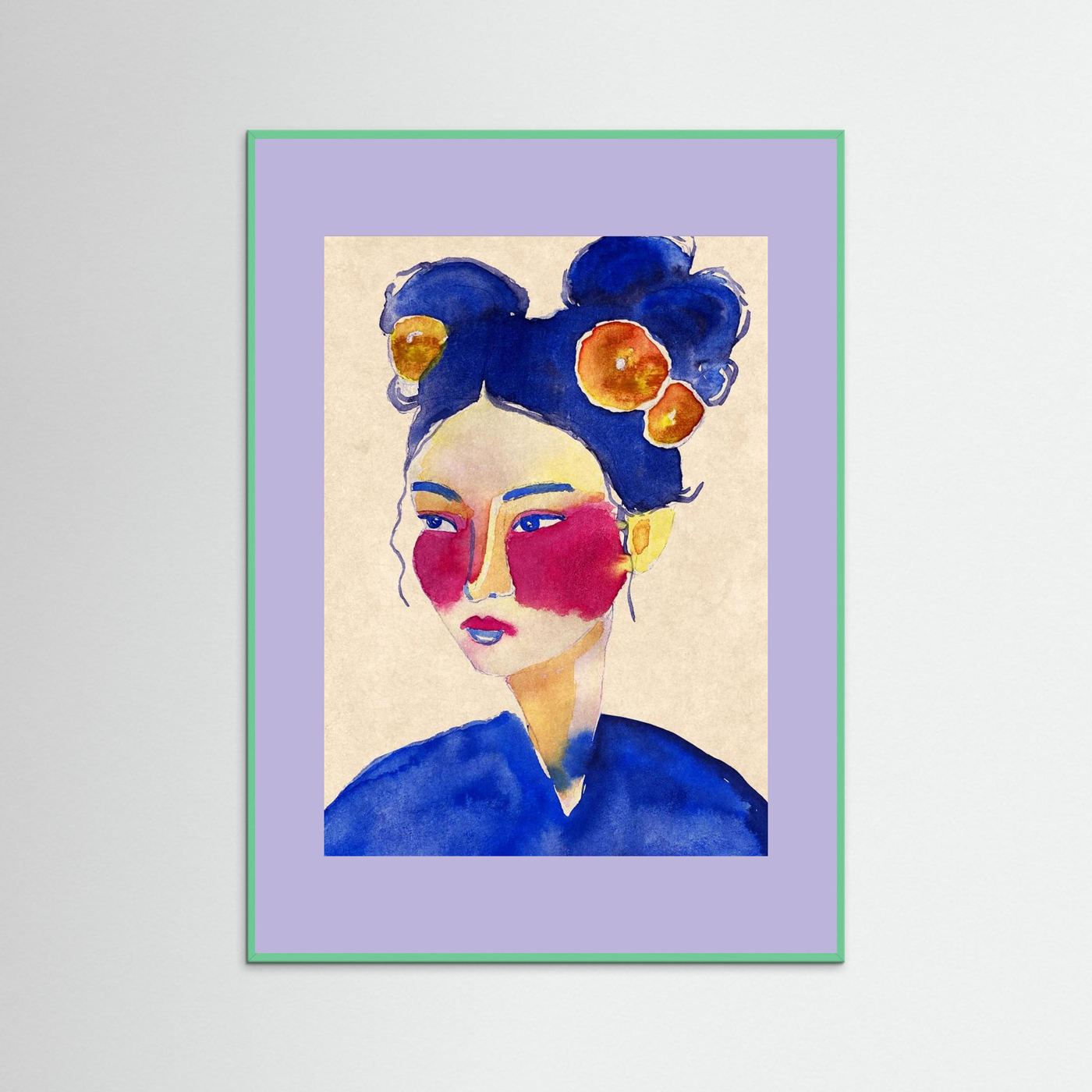 Asian Girl by Raissa Oltmanns Fine Art Paper 