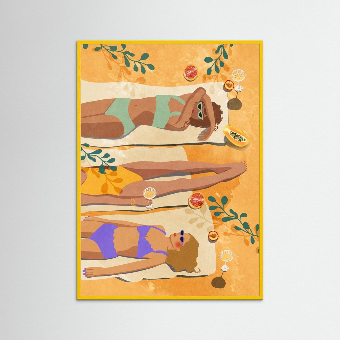 Summer Girls by Raissa Oltmanns Fine Art Paper 