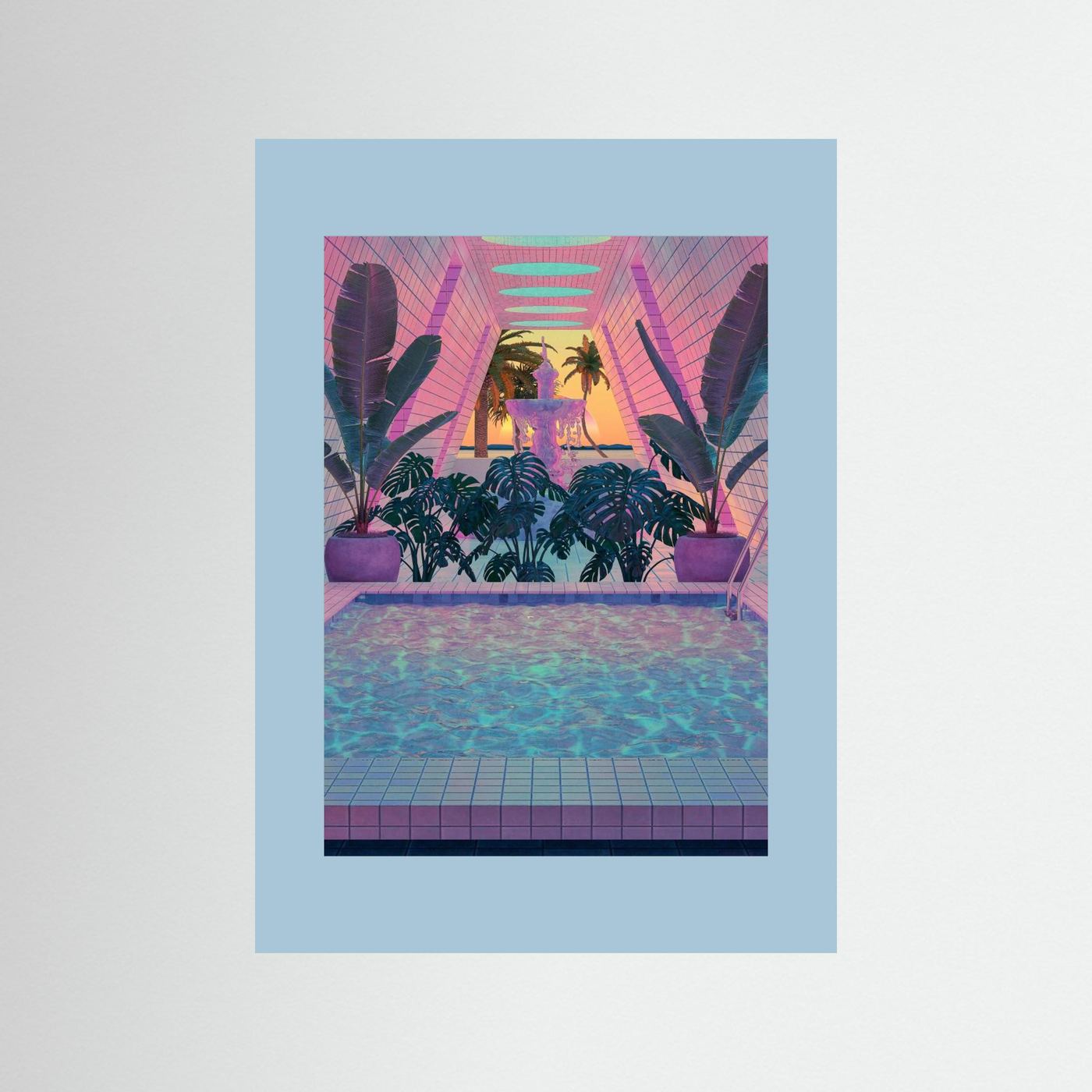 VaporPool by Cosmo Zach Fine Art Paper 