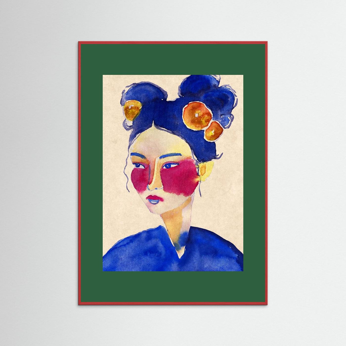 Asian Girl by Raissa Oltmanns Fine Art Paper 