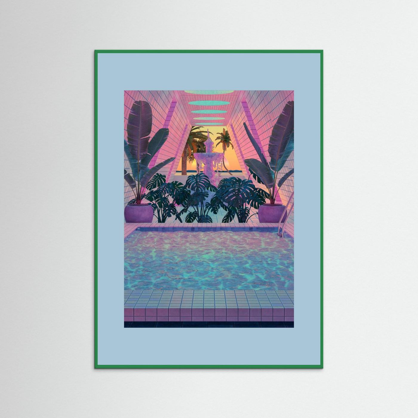 VaporPool by Cosmo Zach Fine Art Paper 