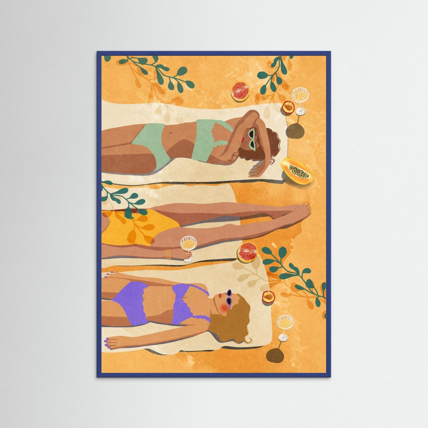 Summer Girls by Raissa Oltmanns Fine Art Paper 