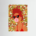Strawbeery Lady by Raissa Oltmanns Fine Art Paper 