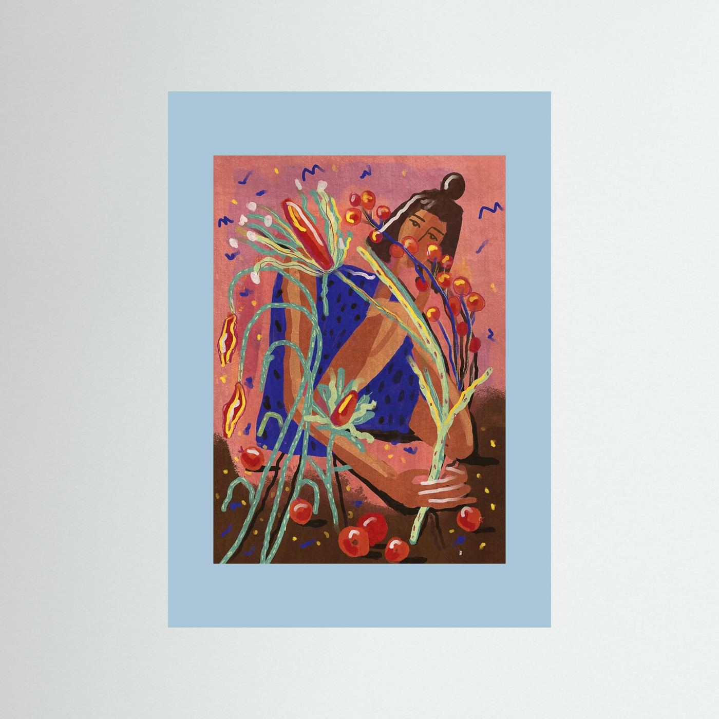 Pick a flower by Raissa Oltmanns Fine Art Paper 