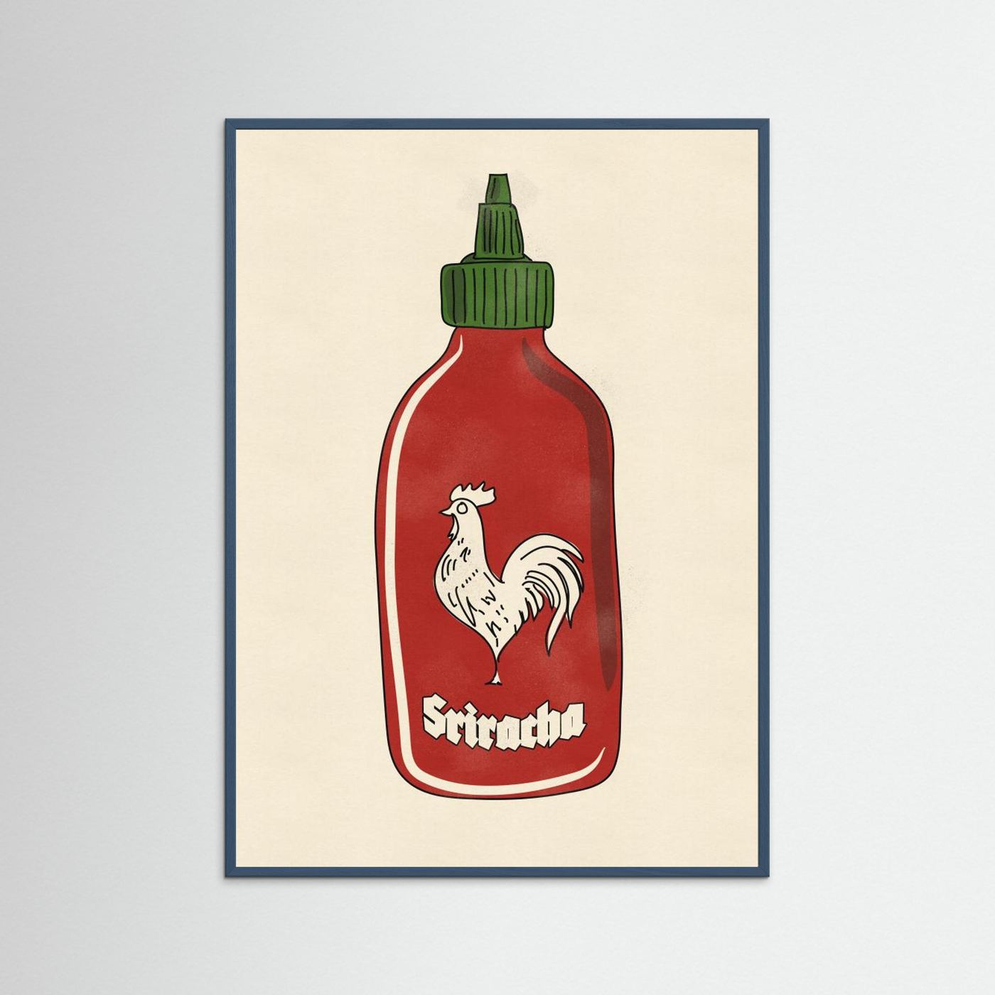 Rooster Hot Sauce by Nicholas Fine Art Paper 