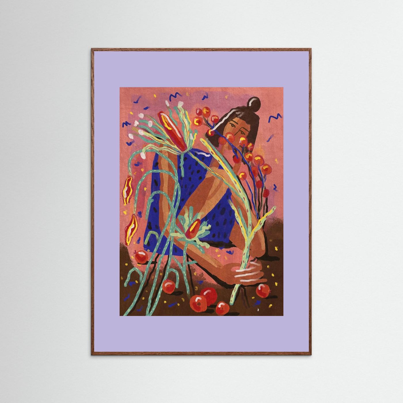 Pick a flower by Raissa Oltmanns Fine Art Paper 