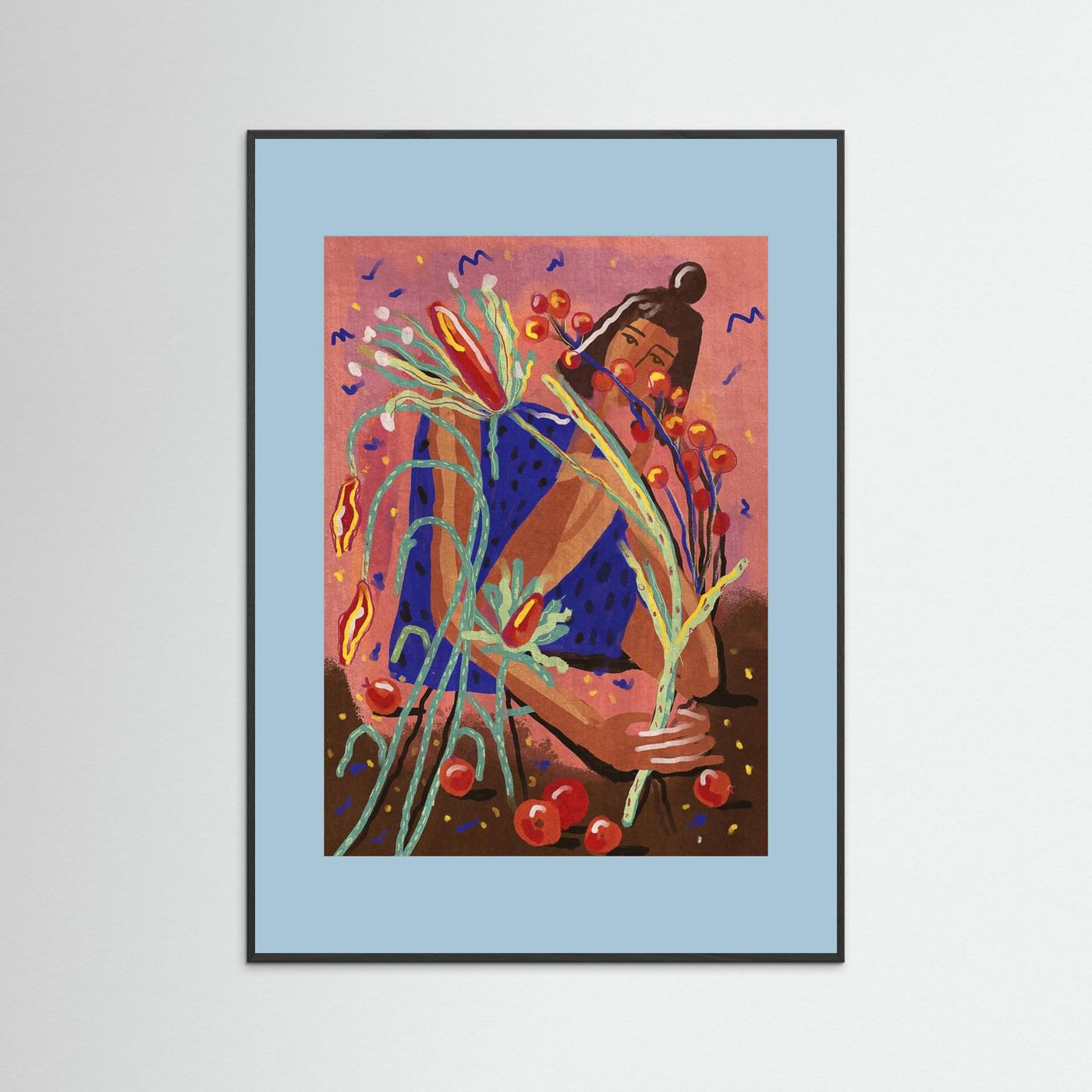 Pick a flower by Raissa Oltmanns Fine Art Paper 