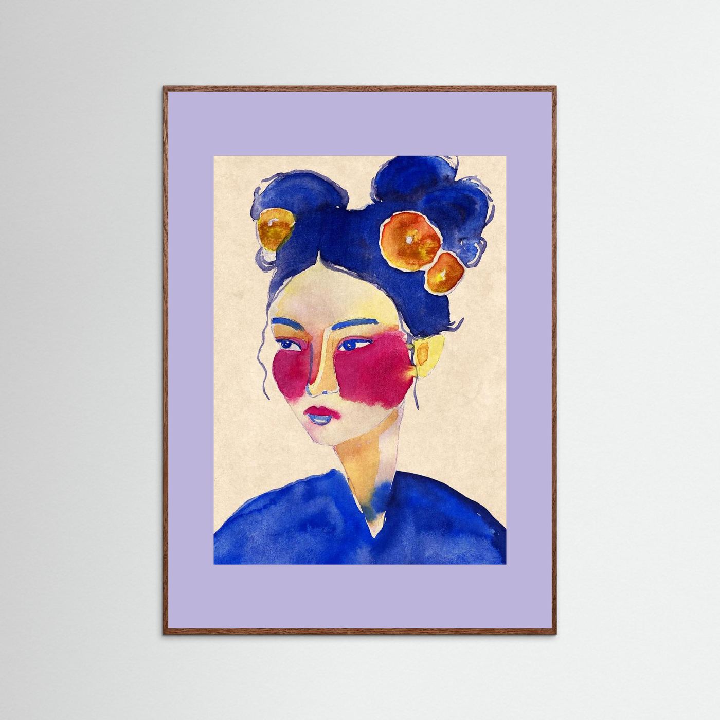 Asian Girl by Raissa Oltmanns Fine Art Paper 