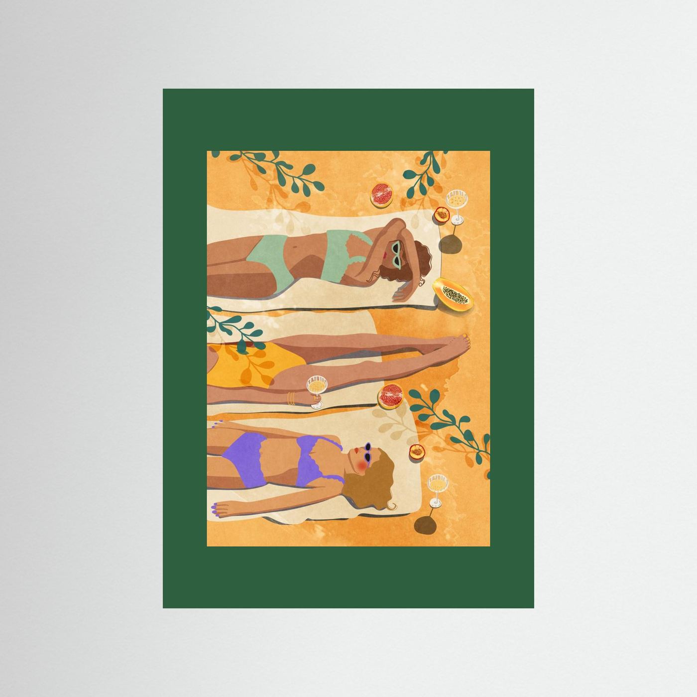Summer Girls by Raissa Oltmanns Fine Art Paper 